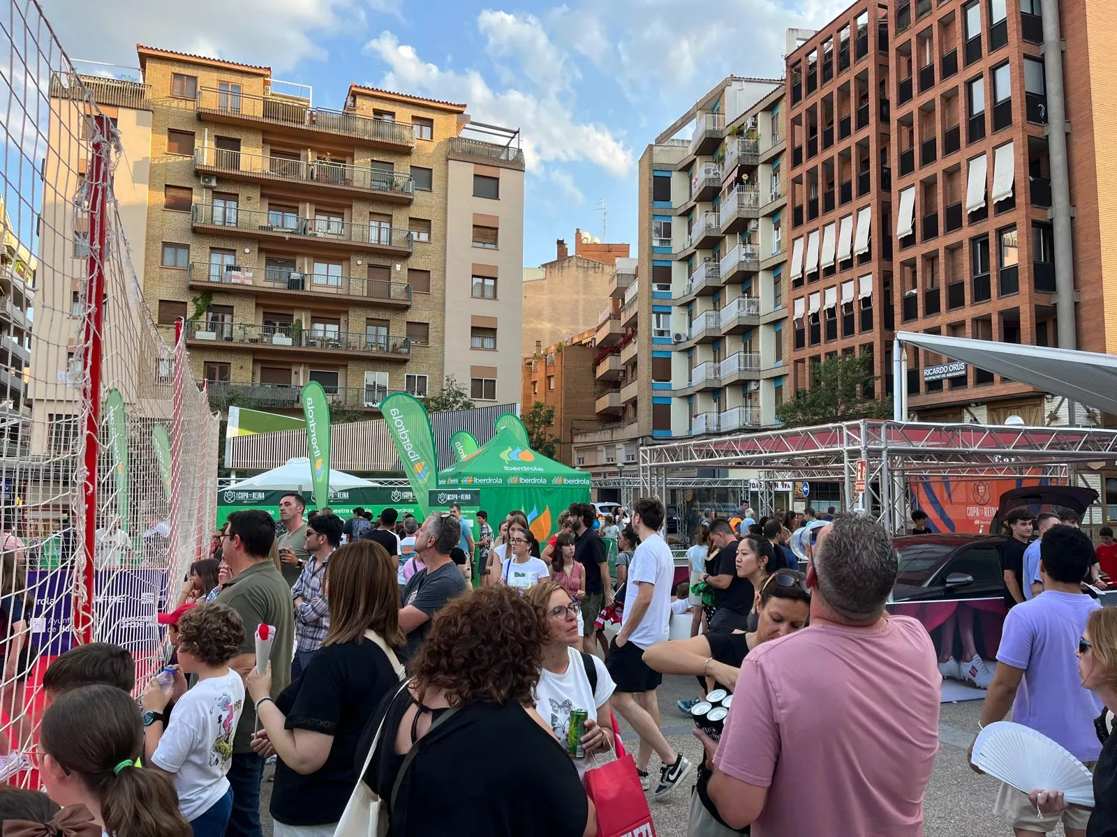 Fan Zone en la plaza San Antonio. Foto: Adri Mora