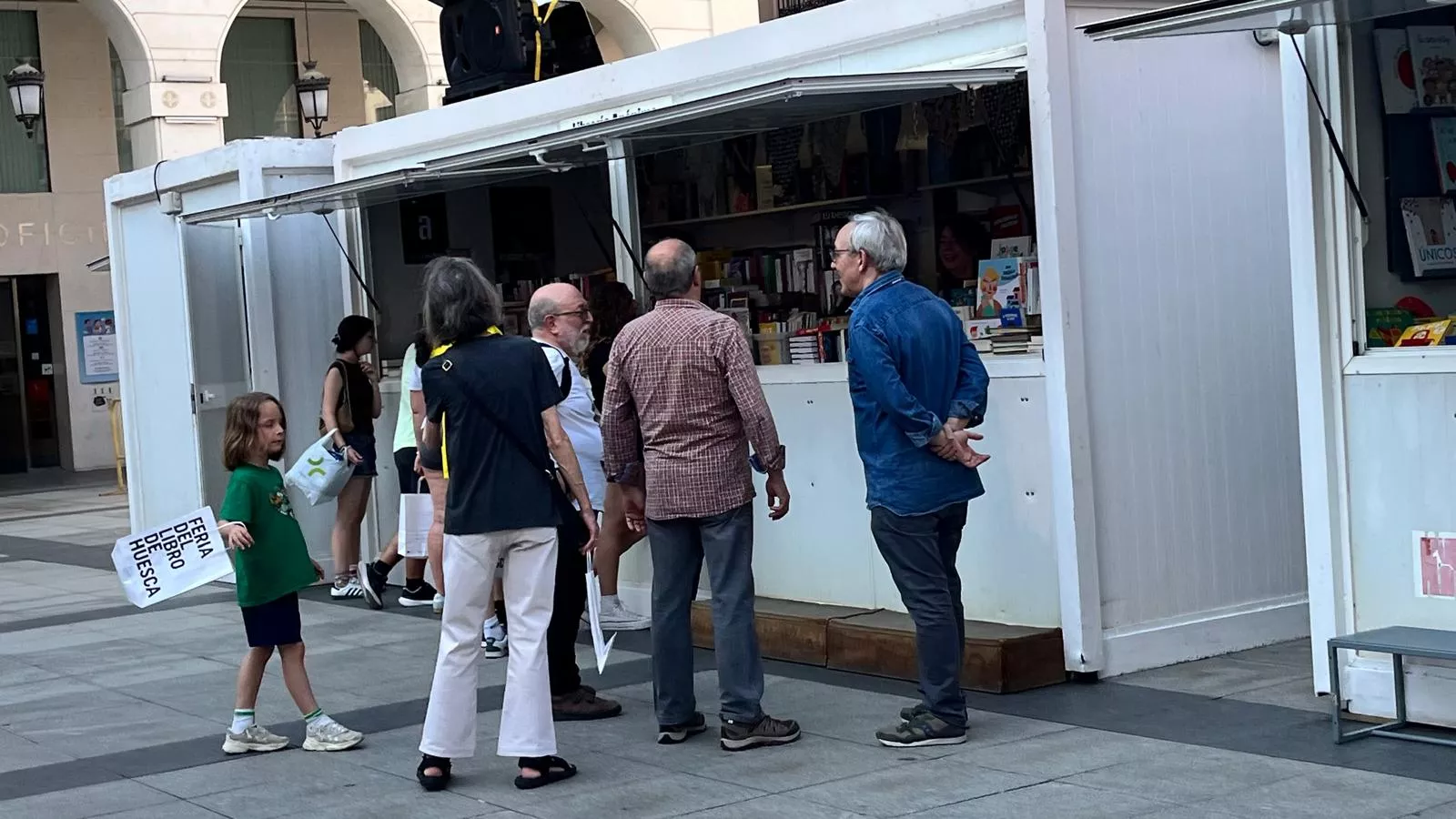 Feria del Libro de Huesca. Foto Mercedes Manterola