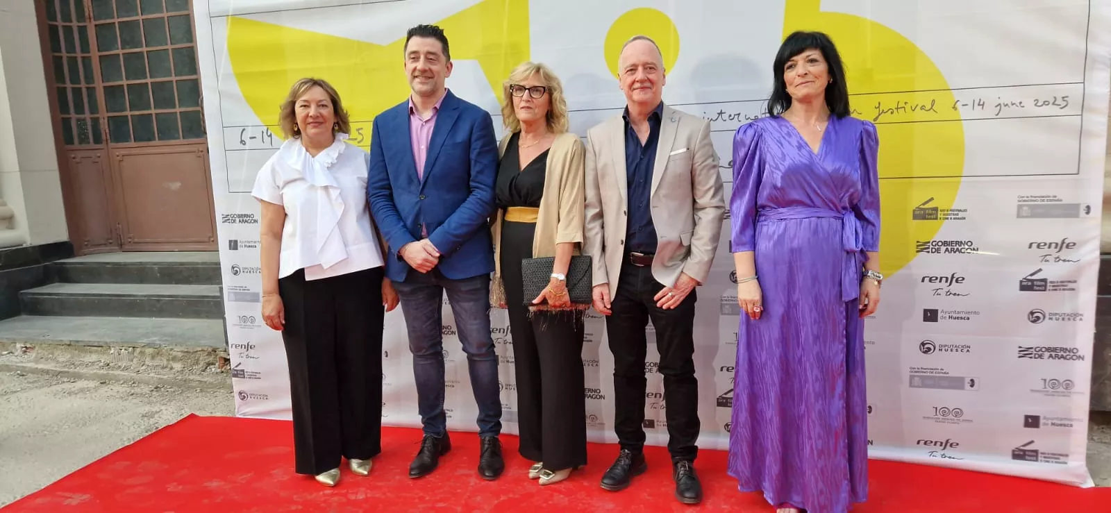 Alfombra roja del 53º Festival Internacional de Cine de Huesca. Foto Myriam Martínez
