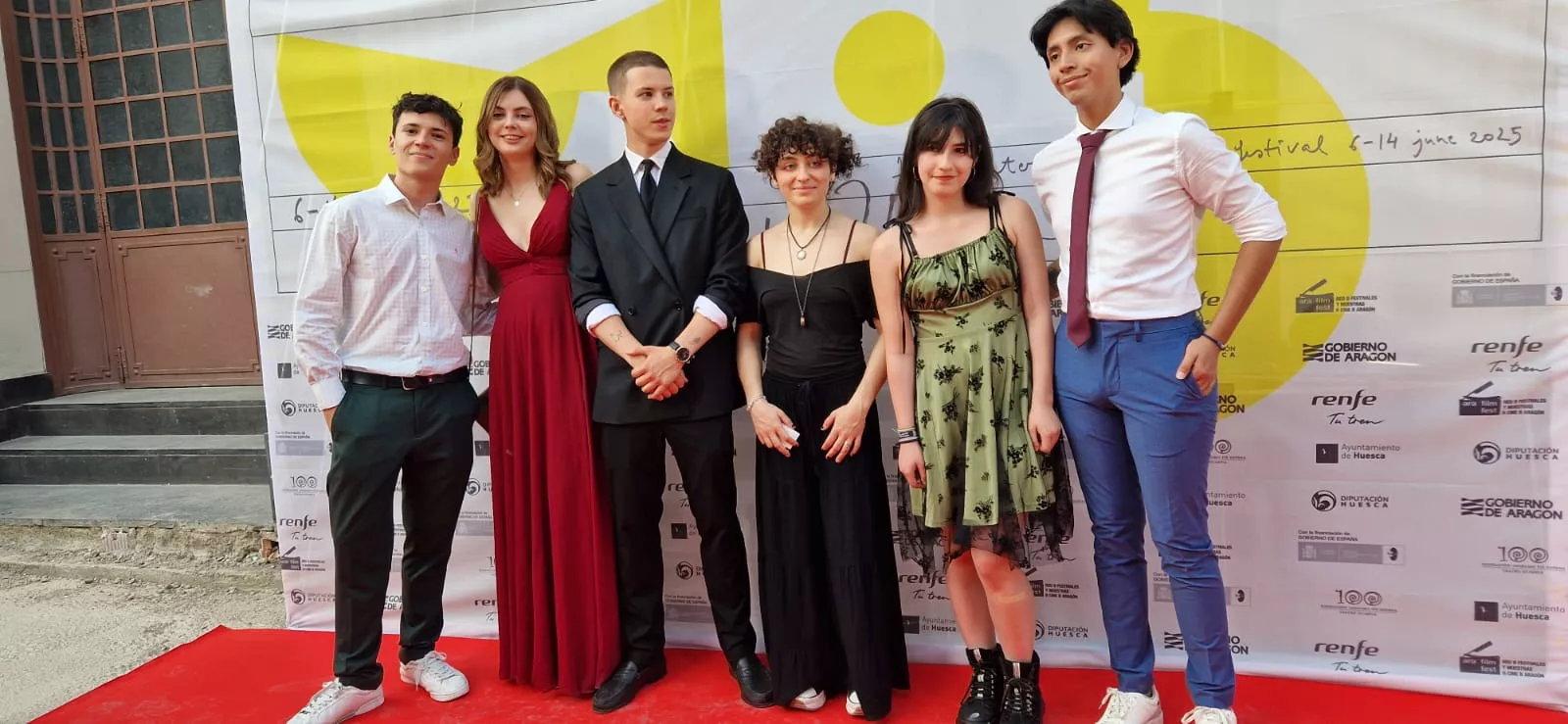 Alfombra roja del 53º Festival Internacional de Cine de Huesca. Foto Myriam Martínez