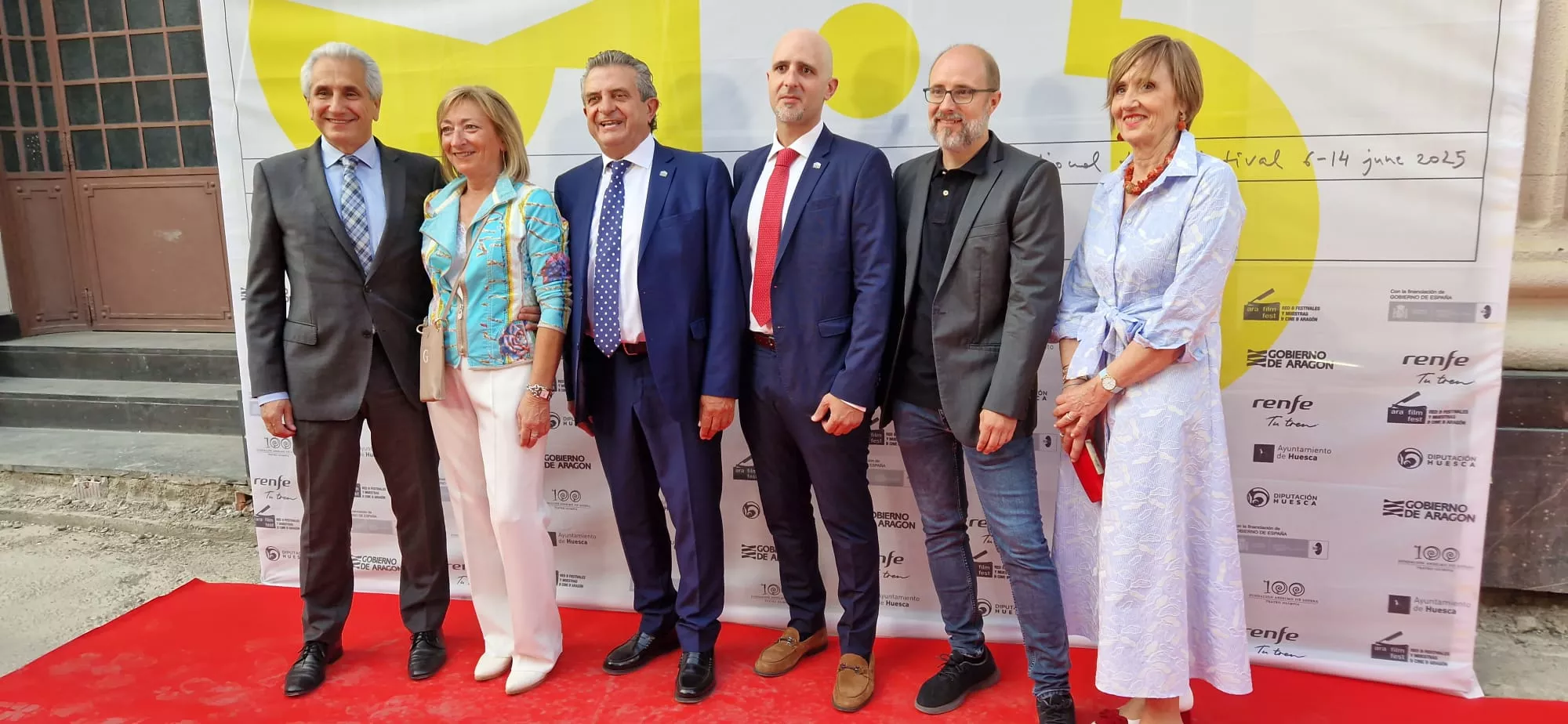 Alfombra roja del 53º Festival Internacional de Cine de Huesca. Foto Myriam Martínez