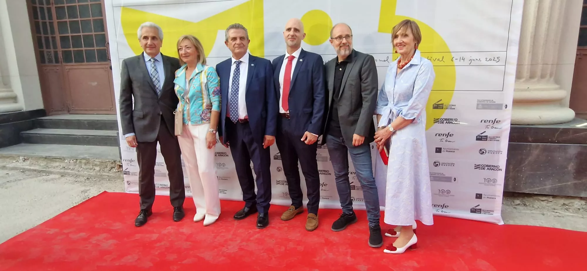 Alfombra roja del 53º Festival Internacional de Cine de Huesca. Foto Myriam Martínez