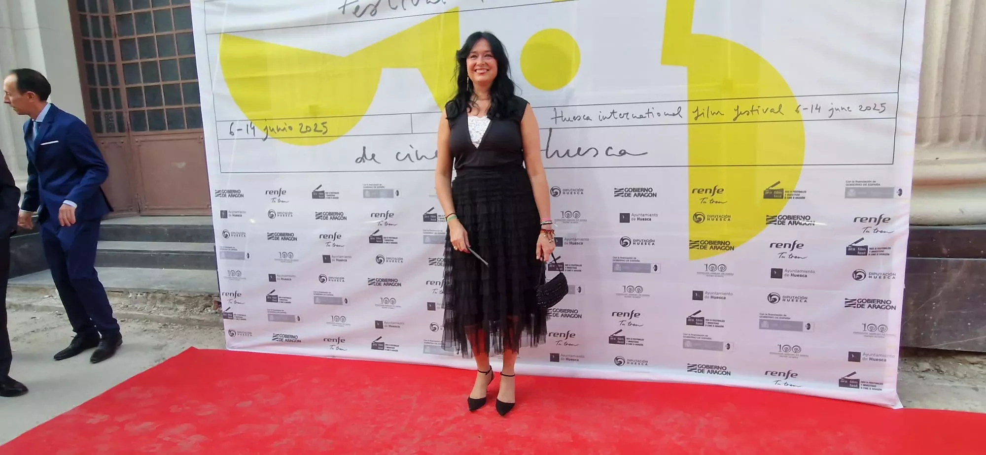 Alfombra roja del 53º Festival Internacional de Cine de Huesca. Foto Myriam Martínez