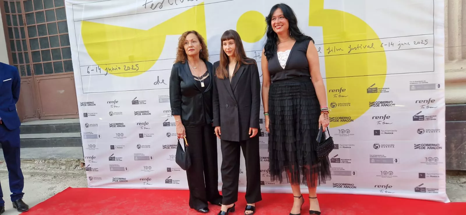 Alfombra roja del 53º Festival Internacional de Cine de Huesca. Foto Myriam Martínez