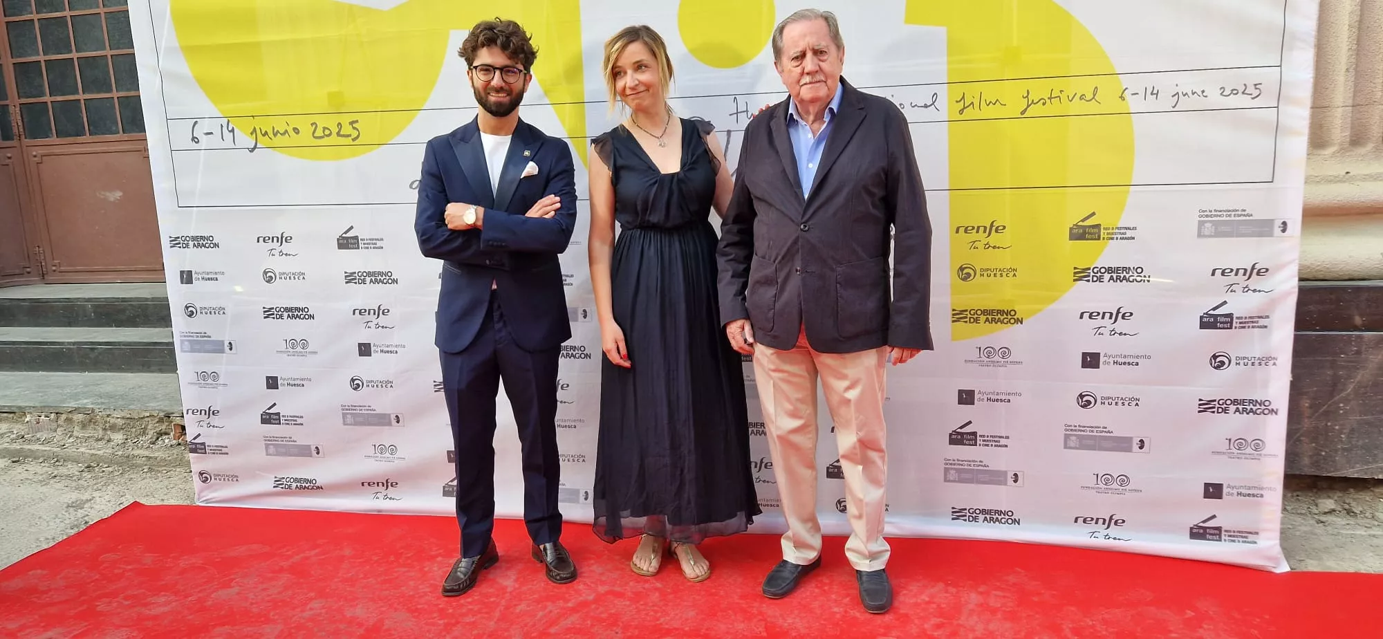 Alfombra roja del 53º Festival Internacional de Cine de Huesca. Foto Myriam Martínez