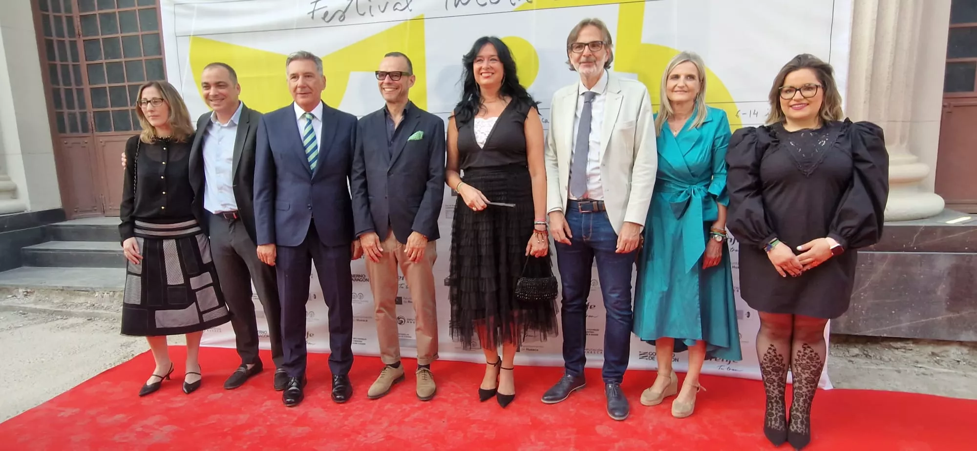 Alfombra roja del 53º Festival Internacional de Cine de Huesca. Foto Myriam Martínez