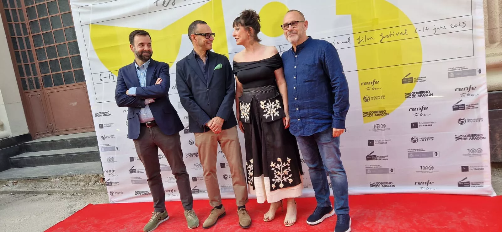 Alfombra roja del 53º Festival Internacional de Cine de Huesca. Foto Myriam Martínez