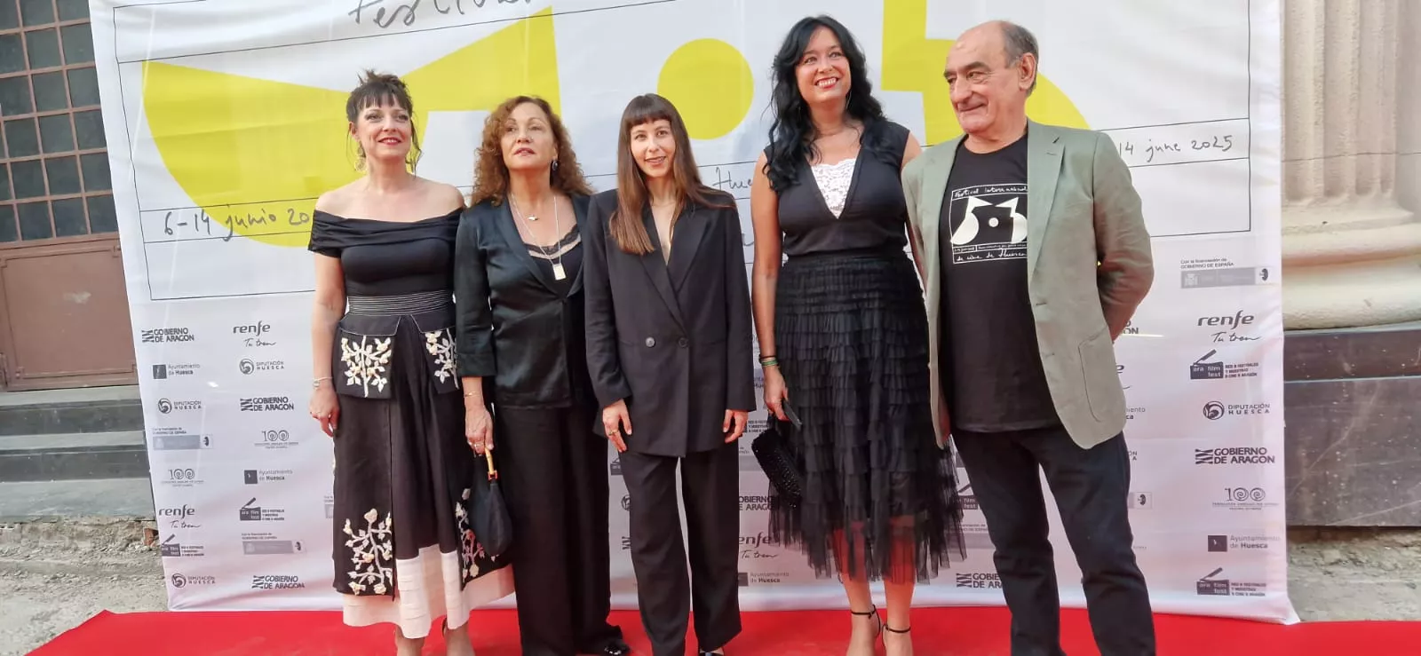 Alfombra roja del 53º Festival Internacional de Cine de Huesca. Foto Myriam Martínez