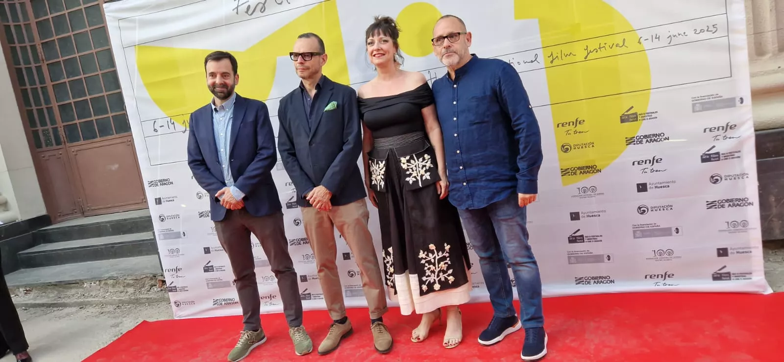 Alfombra roja del 53º Festival Internacional de Cine de Huesca. Foto Myriam Martínez
