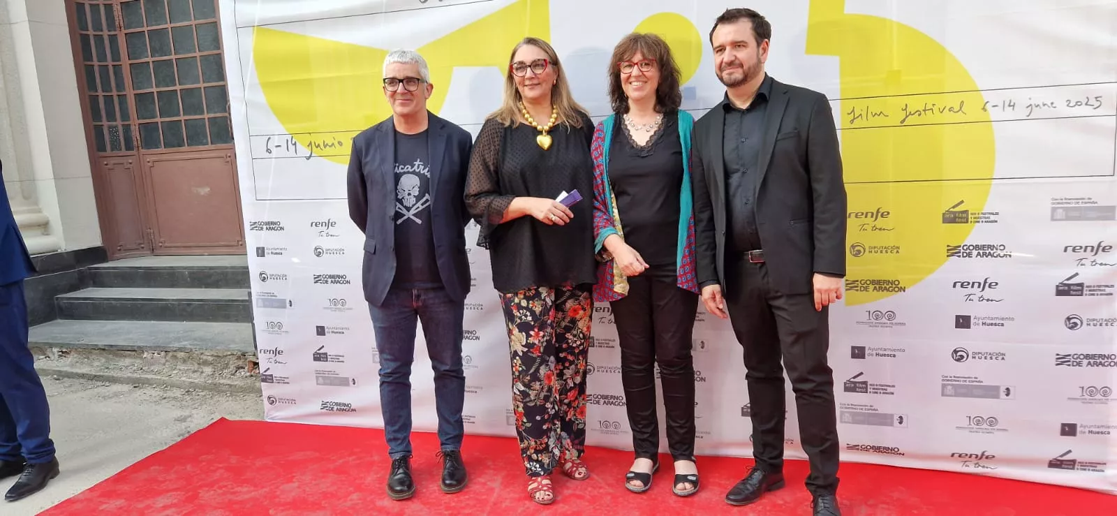 Alfombra roja del 53º Festival Internacional de Cine de Huesca. Foto Myriam Martínez