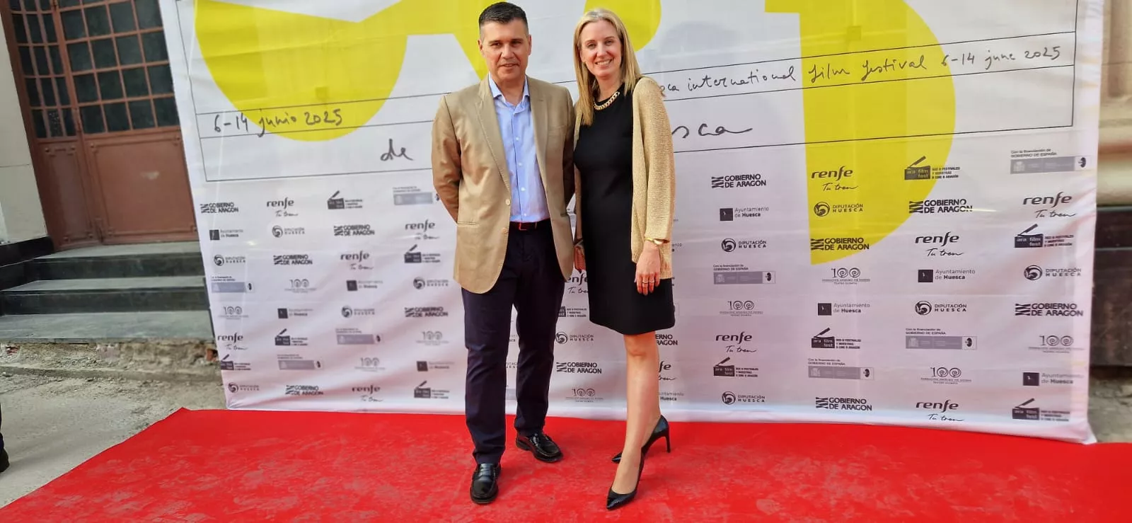 Alfombra roja del 53º Festival Internacional de Cine de Huesca. Foto Myriam Martínez