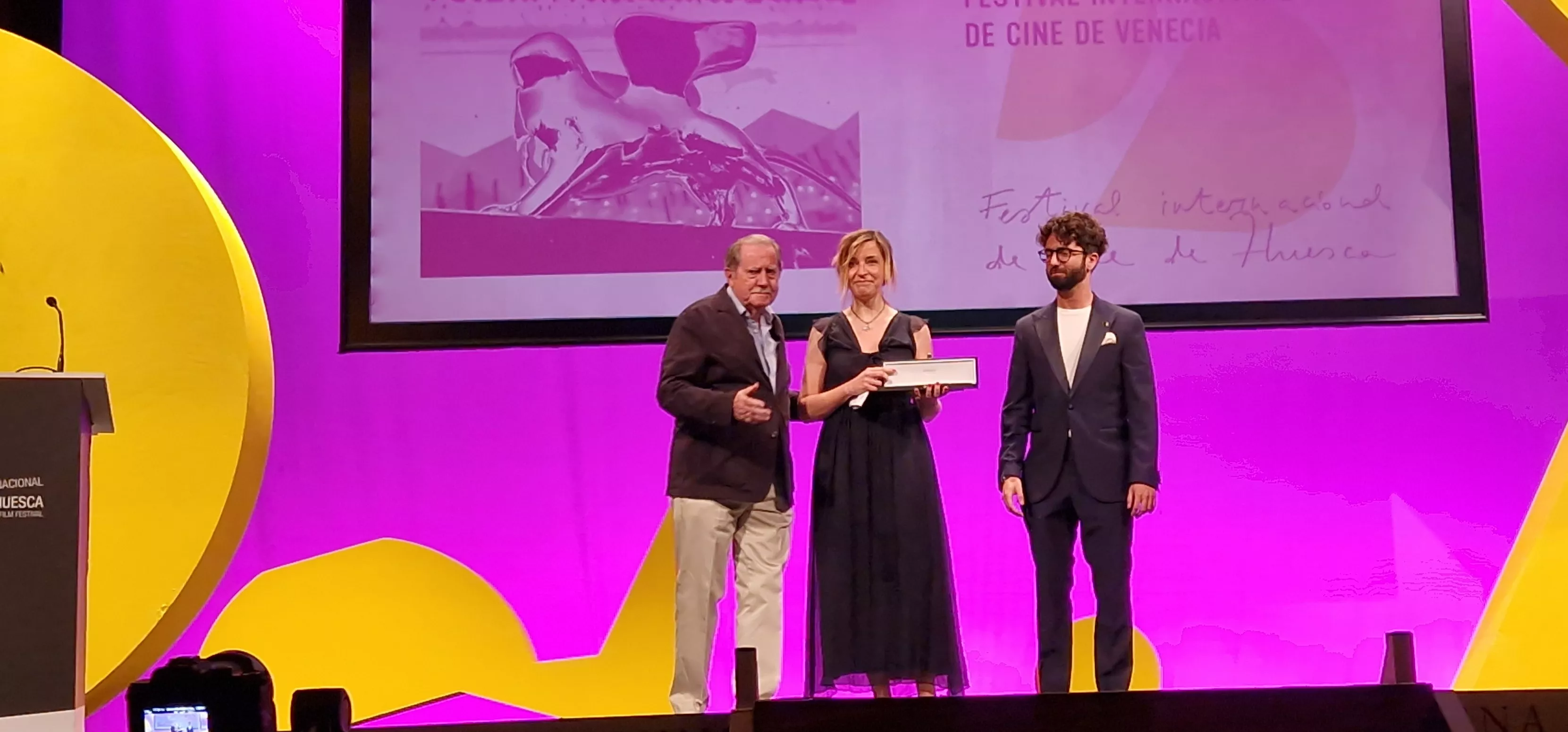 Premio Pepe Escriche para la Muestra de Cine de Venecia. Foto Myriam Martínez