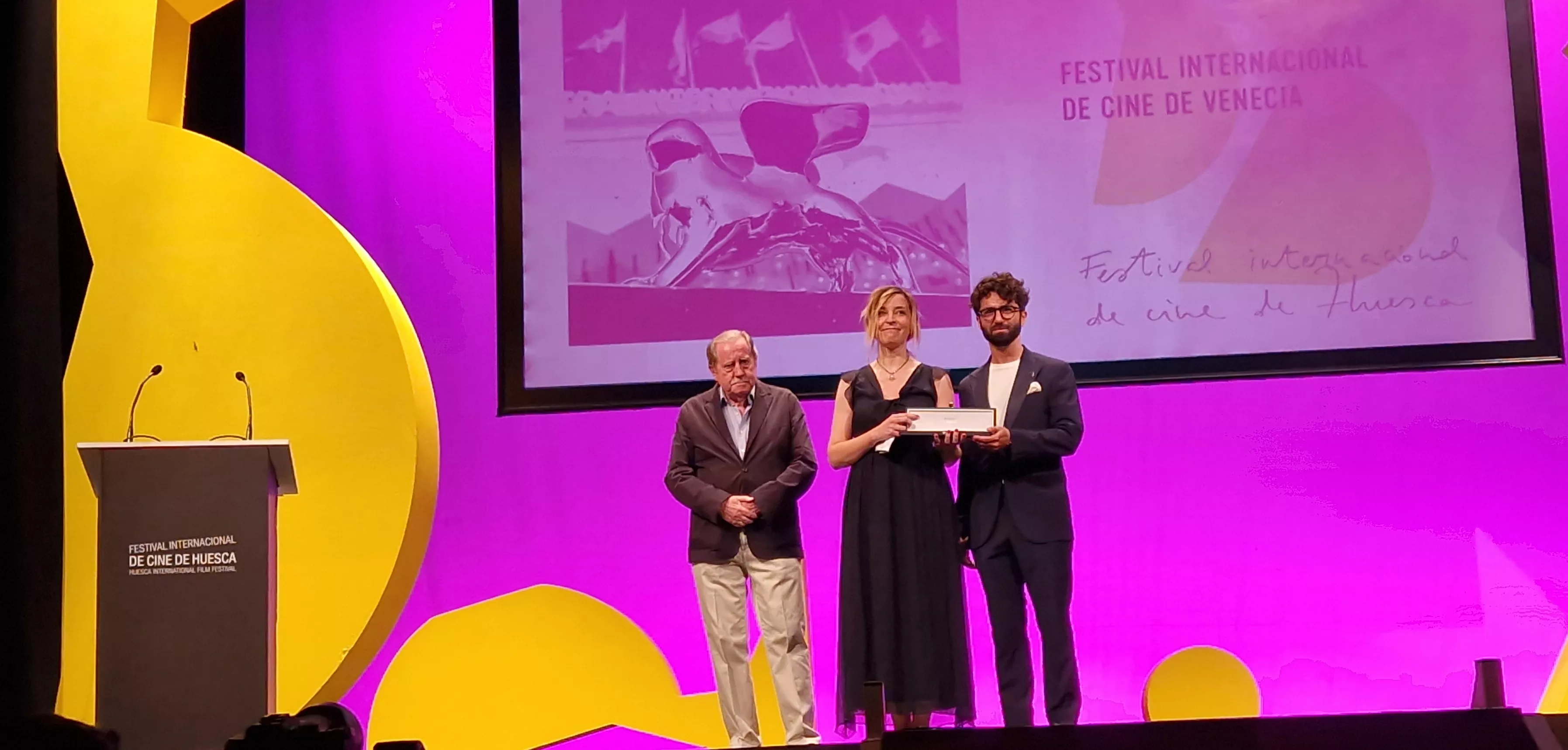 Premio Pepe Escriche para la Muestra de Cine de Venecia. Foto Myriam Martínez