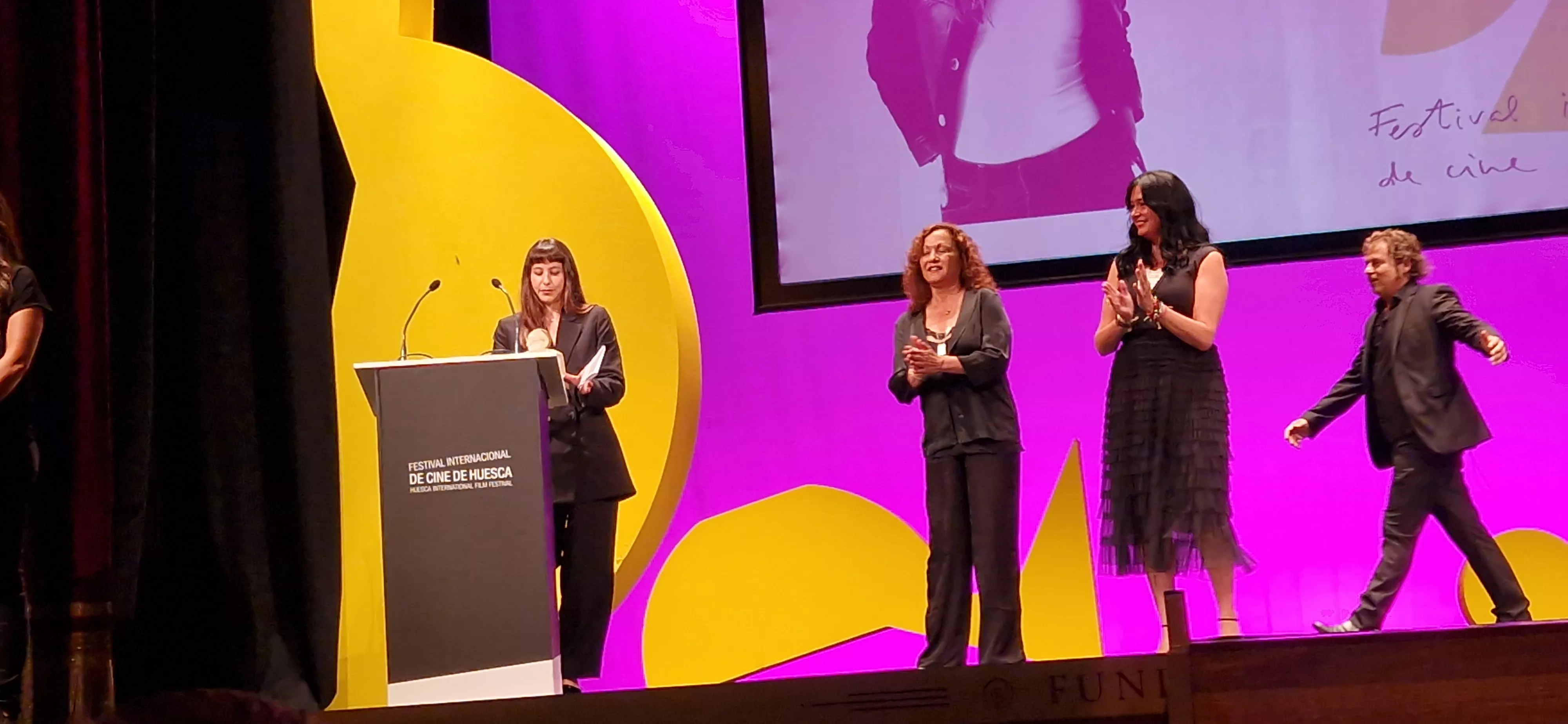 Premio Ciudad de Huesca Carlos Saura para Irene Escolar. Foto Myriam Martínez