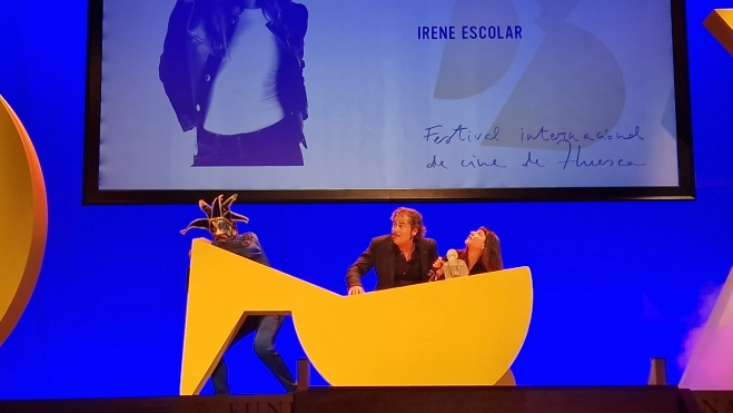 Gala de inauguración del 53 Festival Internacional de Cine de Huesca. Foto Myriam Martínez Gala de inauguración del 53 Festival Internacional de Cine de Huesca. Foto Myriam Martínez