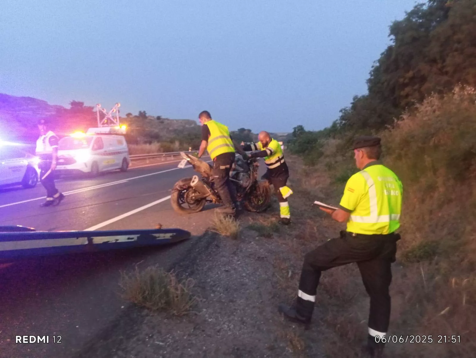 Accidente en Castillonroy