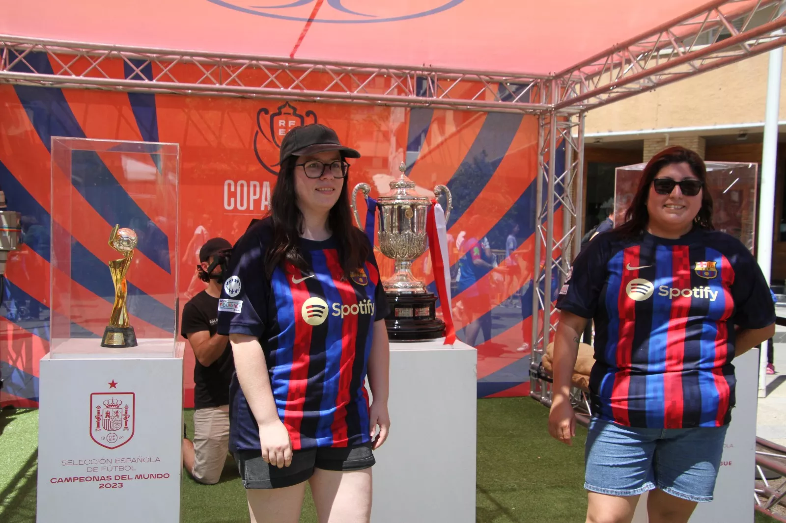 Fan Zone este sábado en Huesca. Foto Carlos Neofato