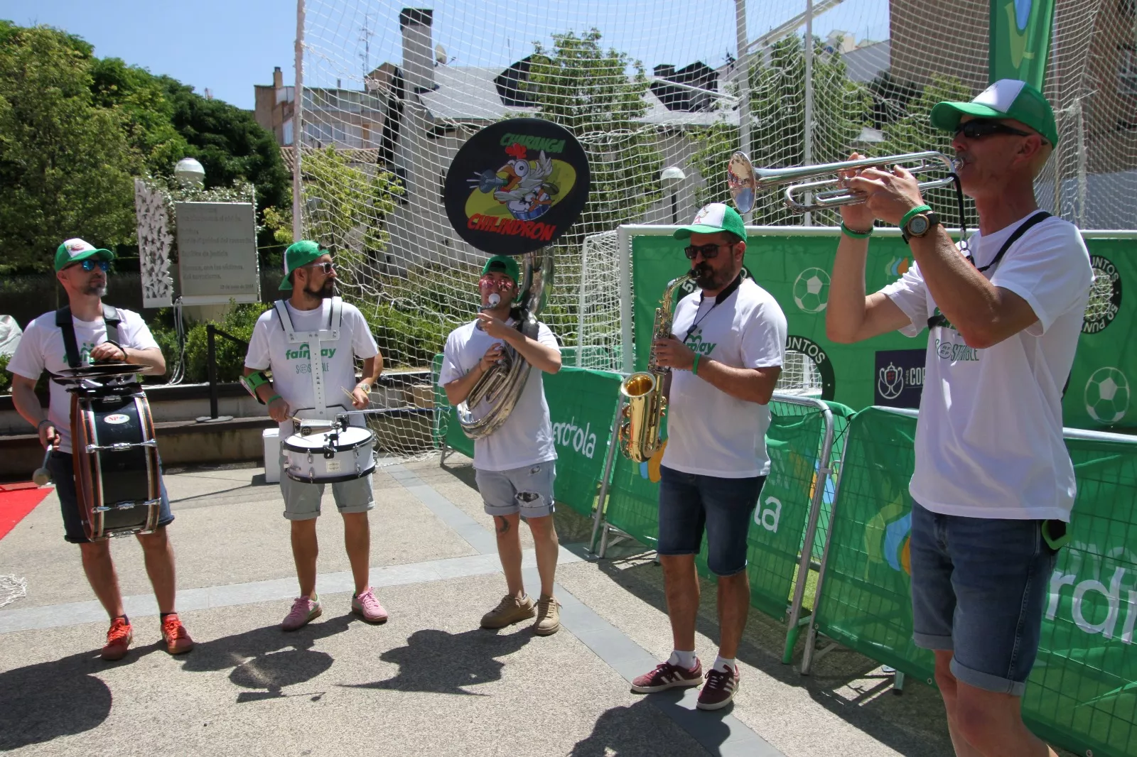 Fan Zone este sábado en Huesca. Foto Carlos Neofato