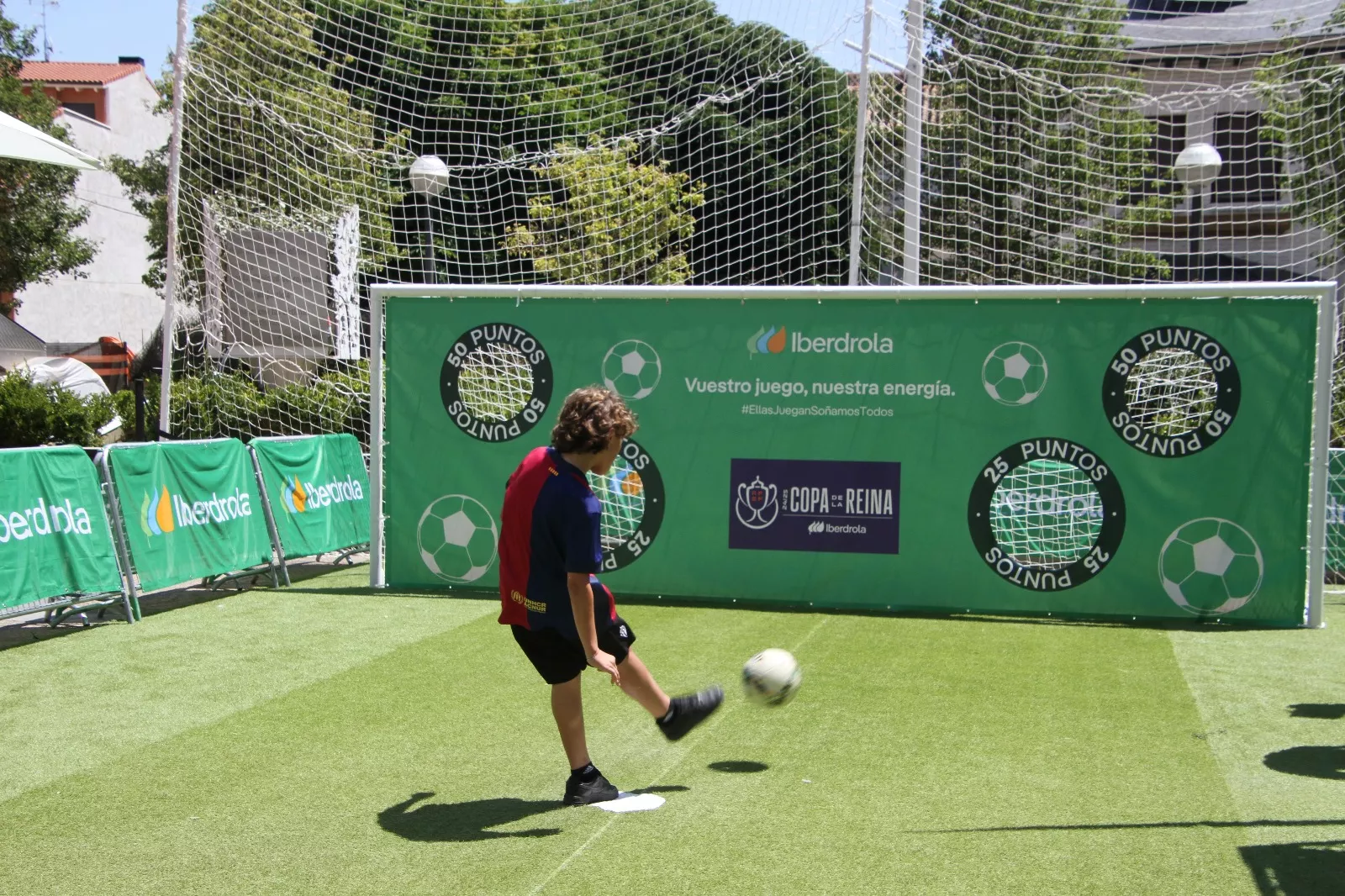 Fan Zone este sábado en Huesca. Foto Carlos Neofato