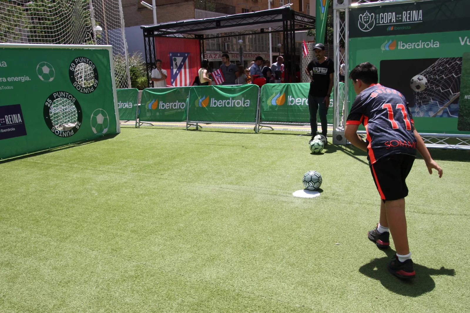 Fan Zone este sábado en Huesca. Foto Carlos Neofato