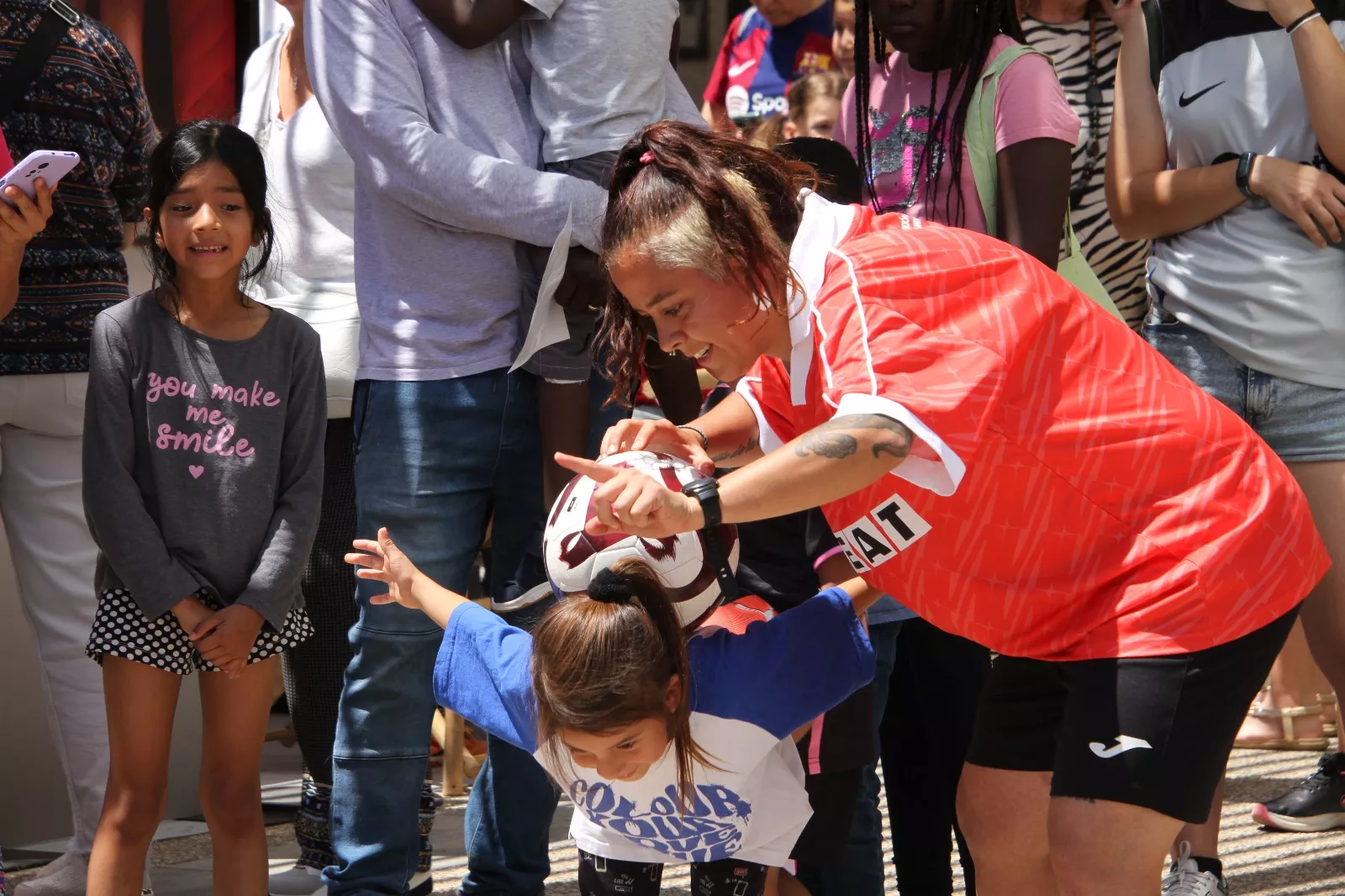 Fan Zone este sábado en Huesca. Foto Carlos Neofato
