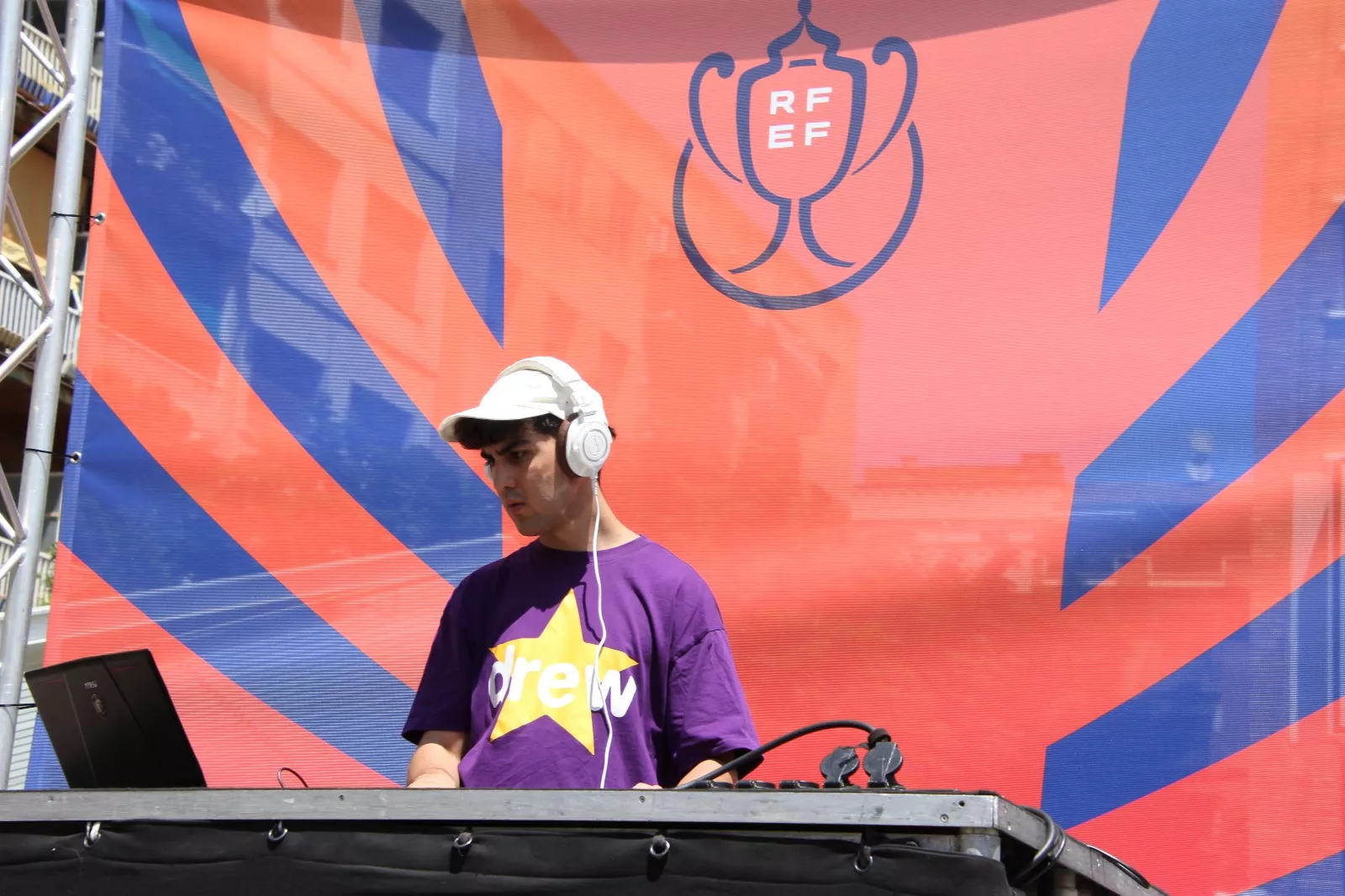 Fan Zone este sábado en Huesca. Foto Carlos Neofato