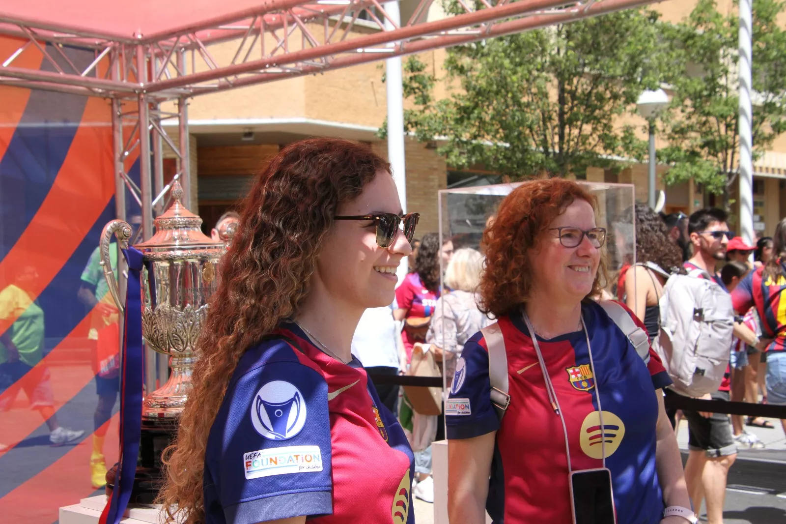 Fan Zone este sábado en Huesca. Foto Carlos Neofato