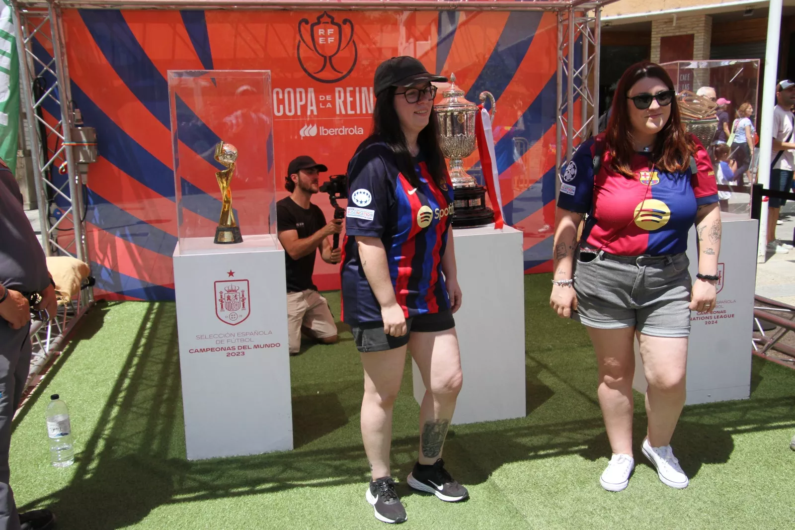 Fan Zone este sábado en Huesca. Foto Carlos Neofato