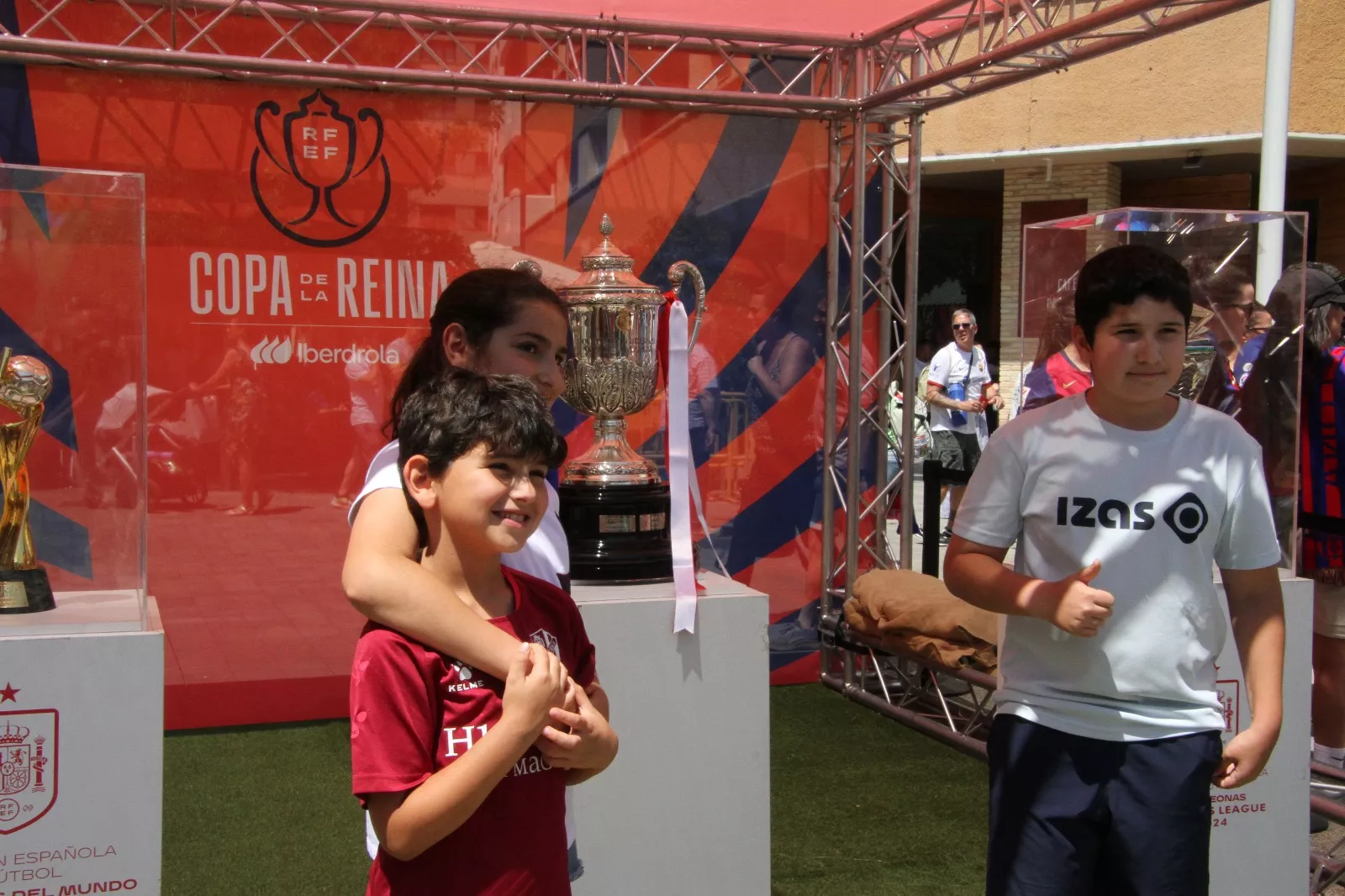 Fan Zone este sábado en Huesca. Foto Carlos Neofato