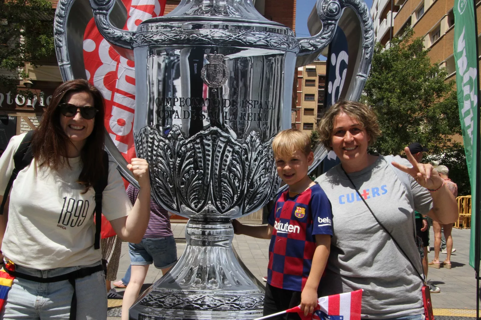 Fan Zone este sábado en Huesca. Foto Carlos Neofato
