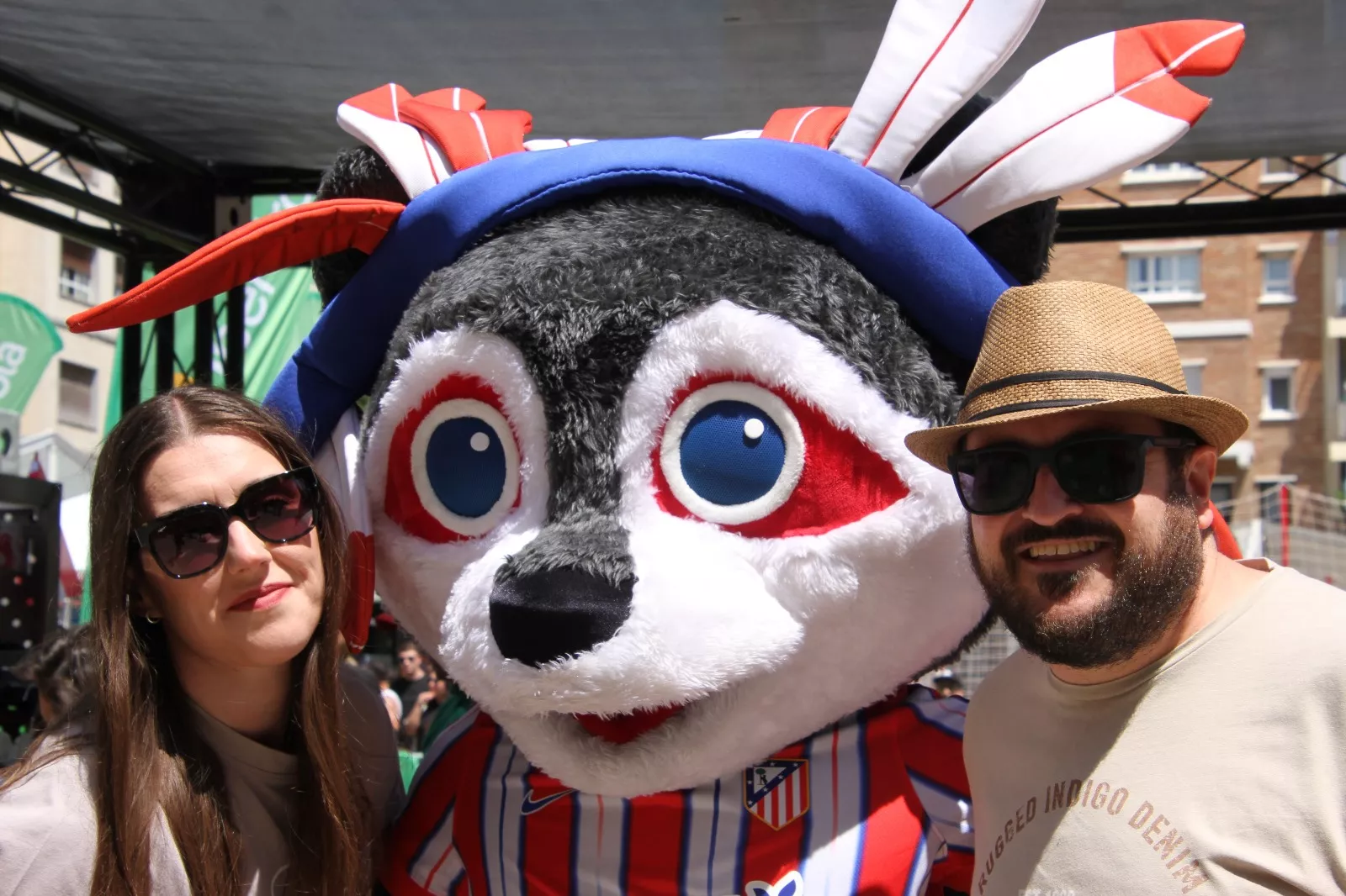 Fan Zone este sábado en Huesca. Foto Carlos Neofato
