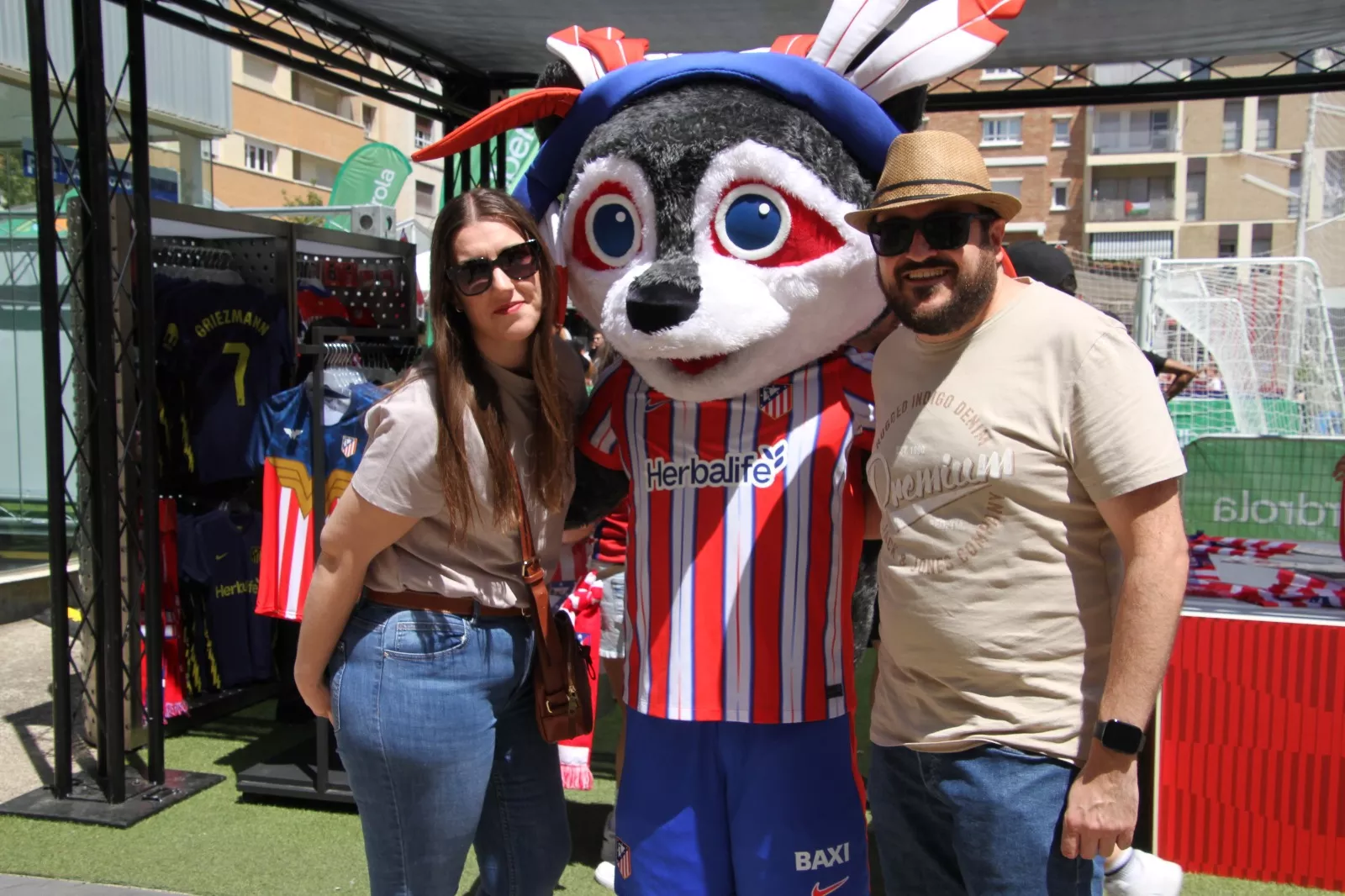 Fan Zone este sábado en Huesca. Foto Carlos Neofato