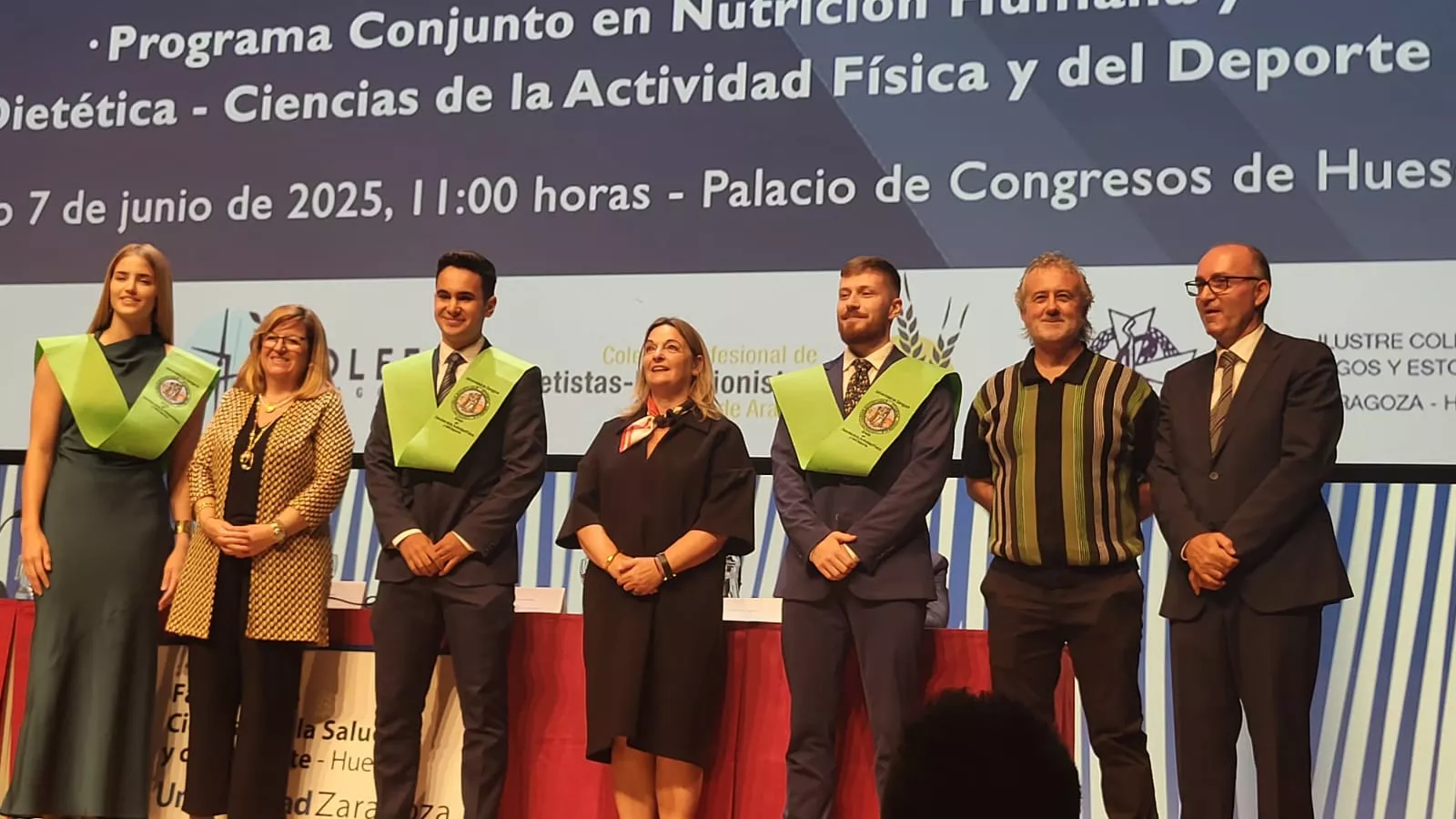 Acto de fin de carrera de la Facultad de Ciencias de la Salud y el Deporte