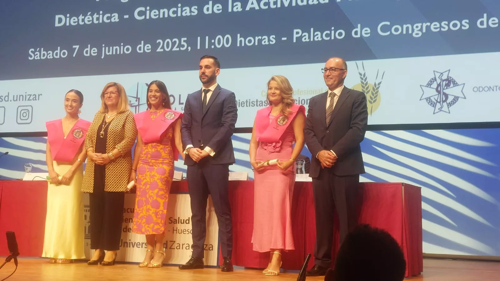 Acto de fin de carrera de la Facultad de Ciencias de la Salud y el Deporte