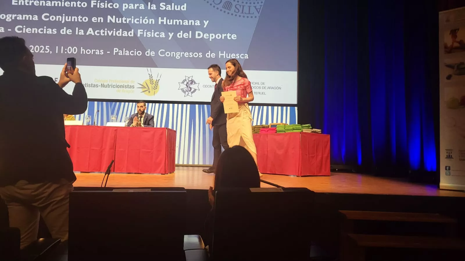 Acto de fin de carrera de la Facultad de Ciencias de la Salud y el Deporte