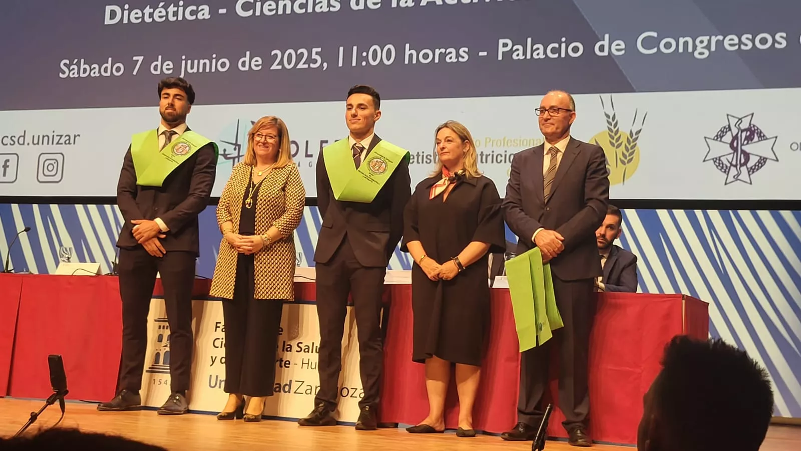 Acto de fin de carrera de la Facultad de Ciencias de la Salud y el Deporte