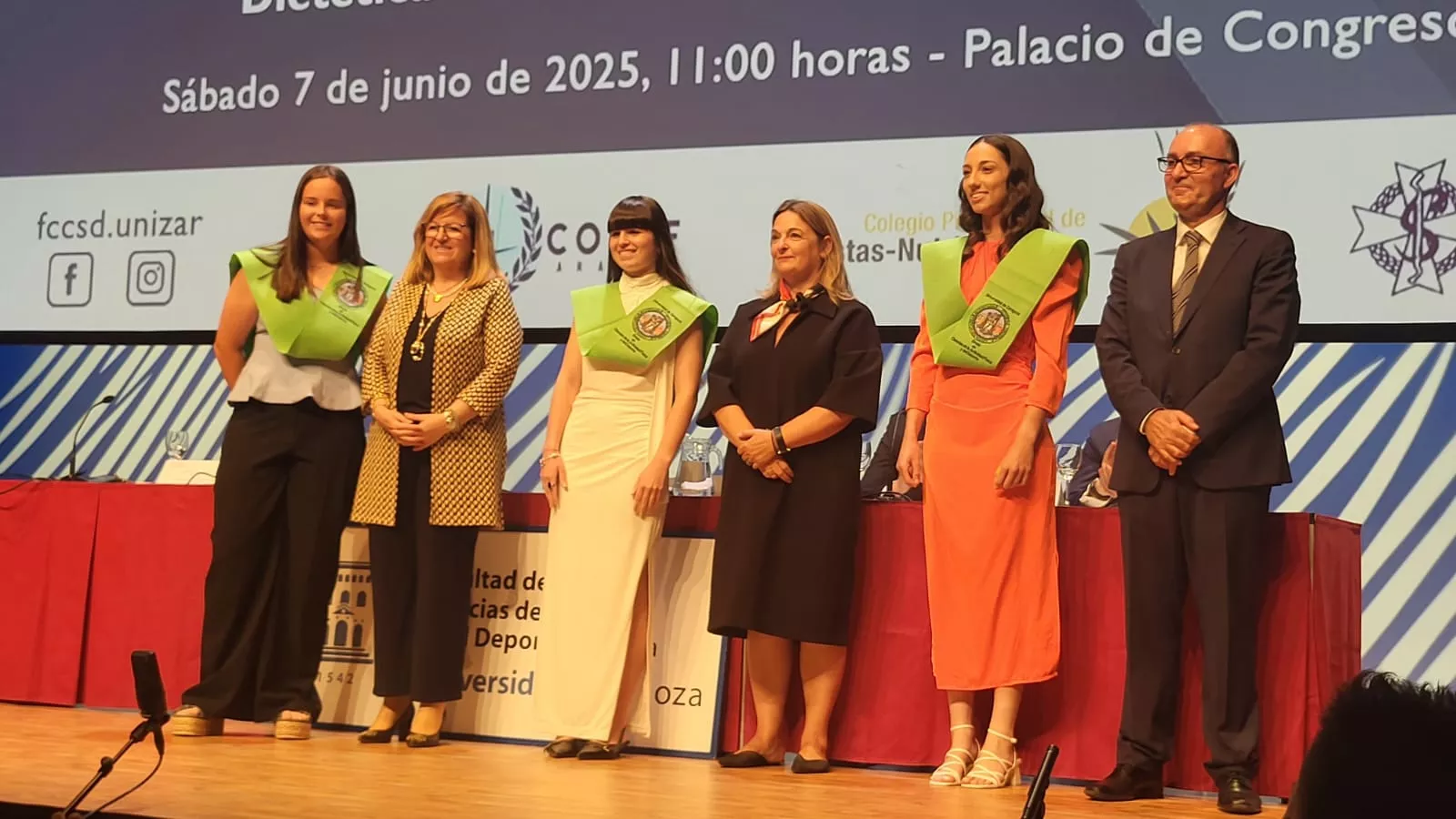 Acto de fin de carrera de la Facultad de Ciencias de la Salud y el Deporte