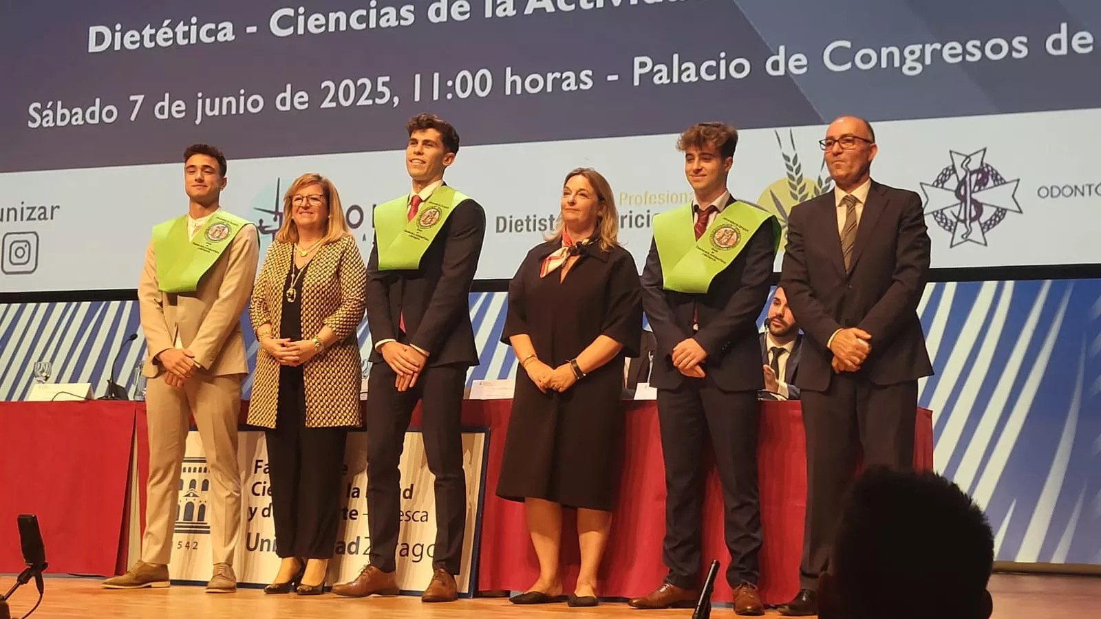 Acto de fin de carrera de la Facultad de Ciencias de la Salud y el Deporte