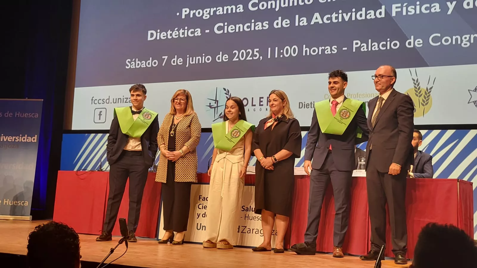 Acto de fin de carrera de la Facultad de Ciencias de la Salud y el Deporte
