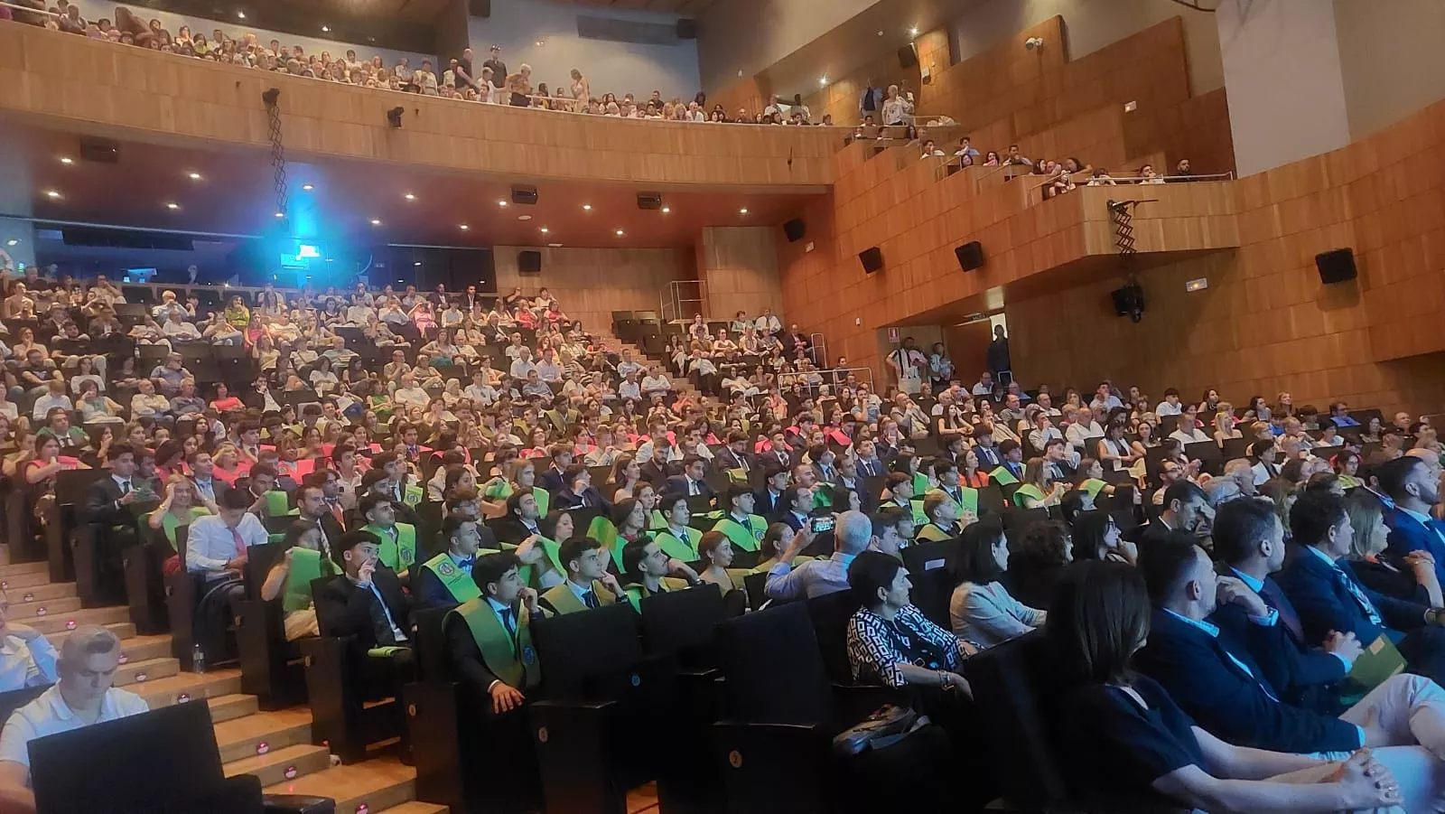 Acto de fin de carrera de la Facultad de Ciencias de la Salud y el Deporte