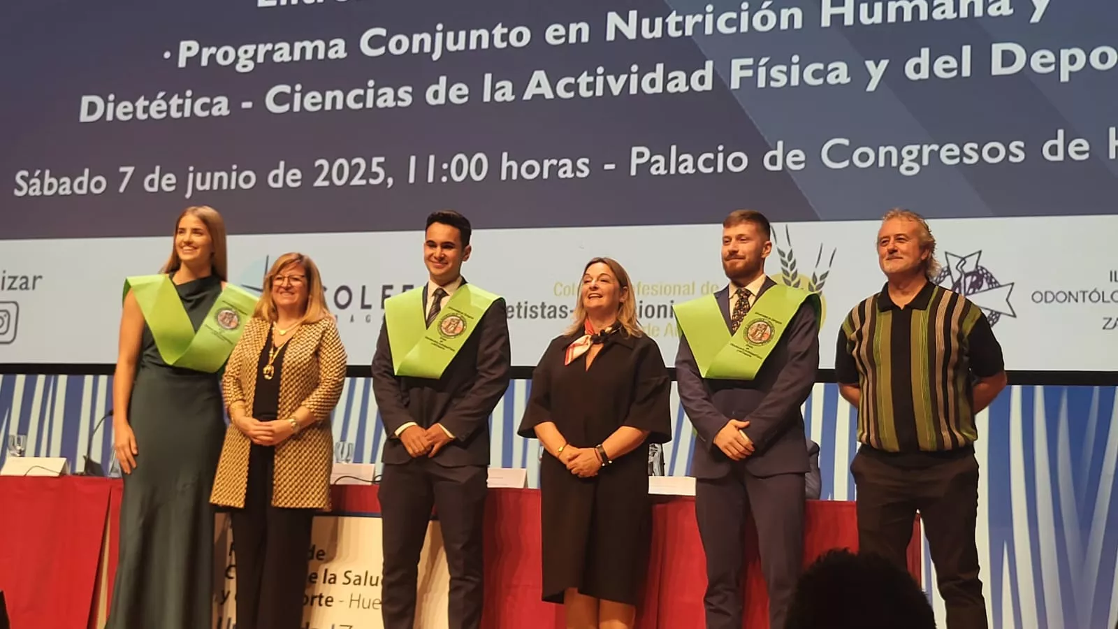 Acto de fin de carrera de la Facultad de Ciencias de la Salud y el Deporte
