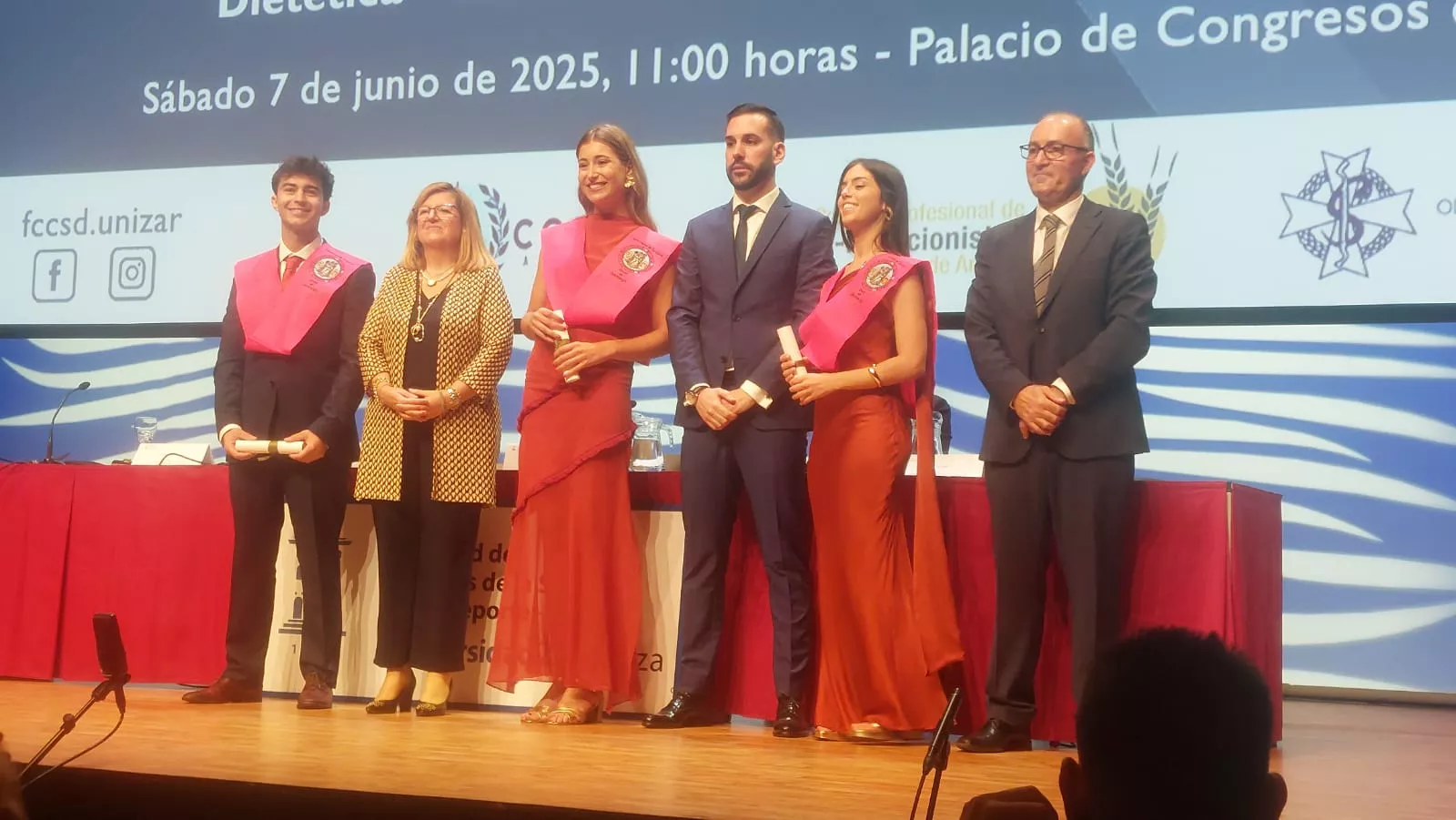 Acto de fin de carrera de la Facultad de Ciencias de la Salud y el Deporte