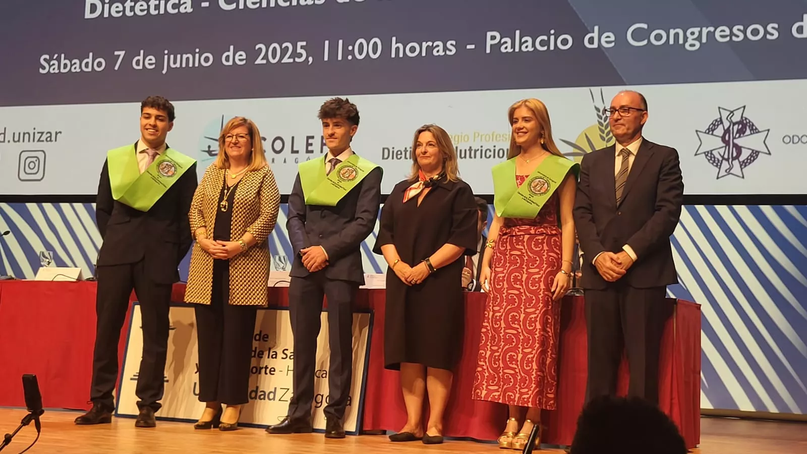 Acto de fin de carrera de la Facultad de Ciencias de la Salud y el Deporte