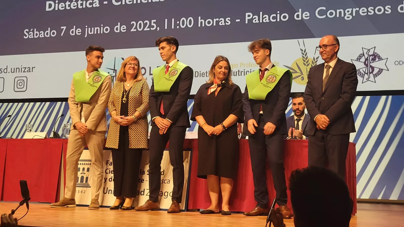 Acto de fin de carrera de la Facultad de Ciencias de la Salud y el Deporte