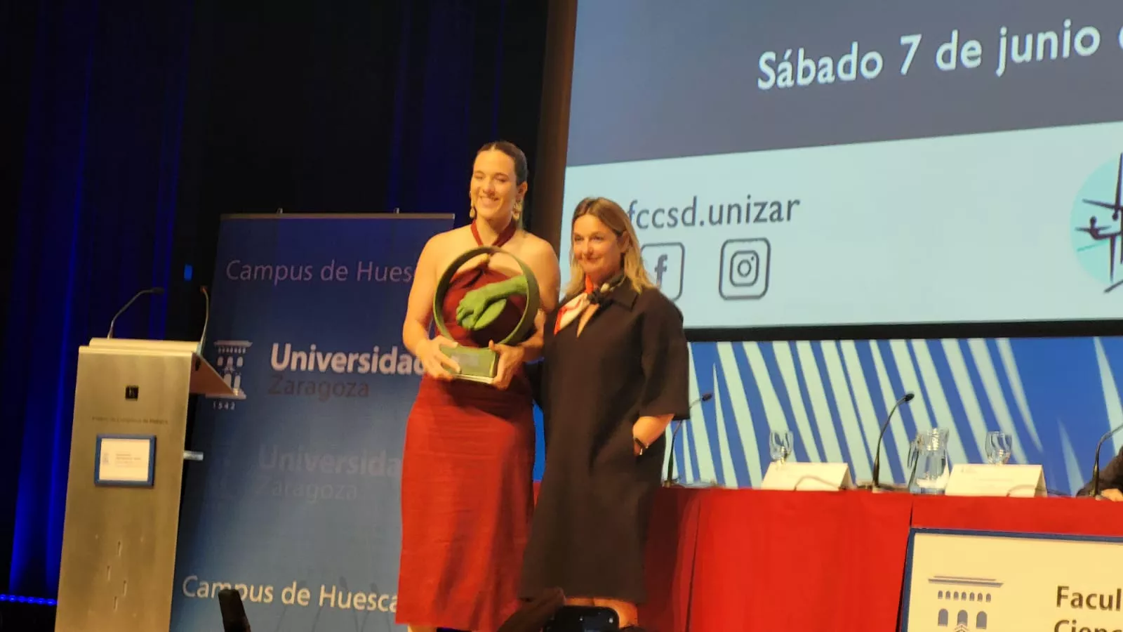 Acto de fin de carrera de la Facultad de Ciencias de la Salud y el Deporte