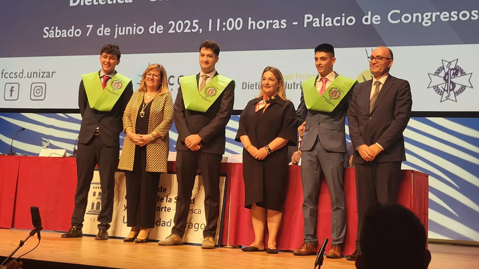 Acto de fin de carrera de la Facultad de Ciencias de la Salud y el Deporte