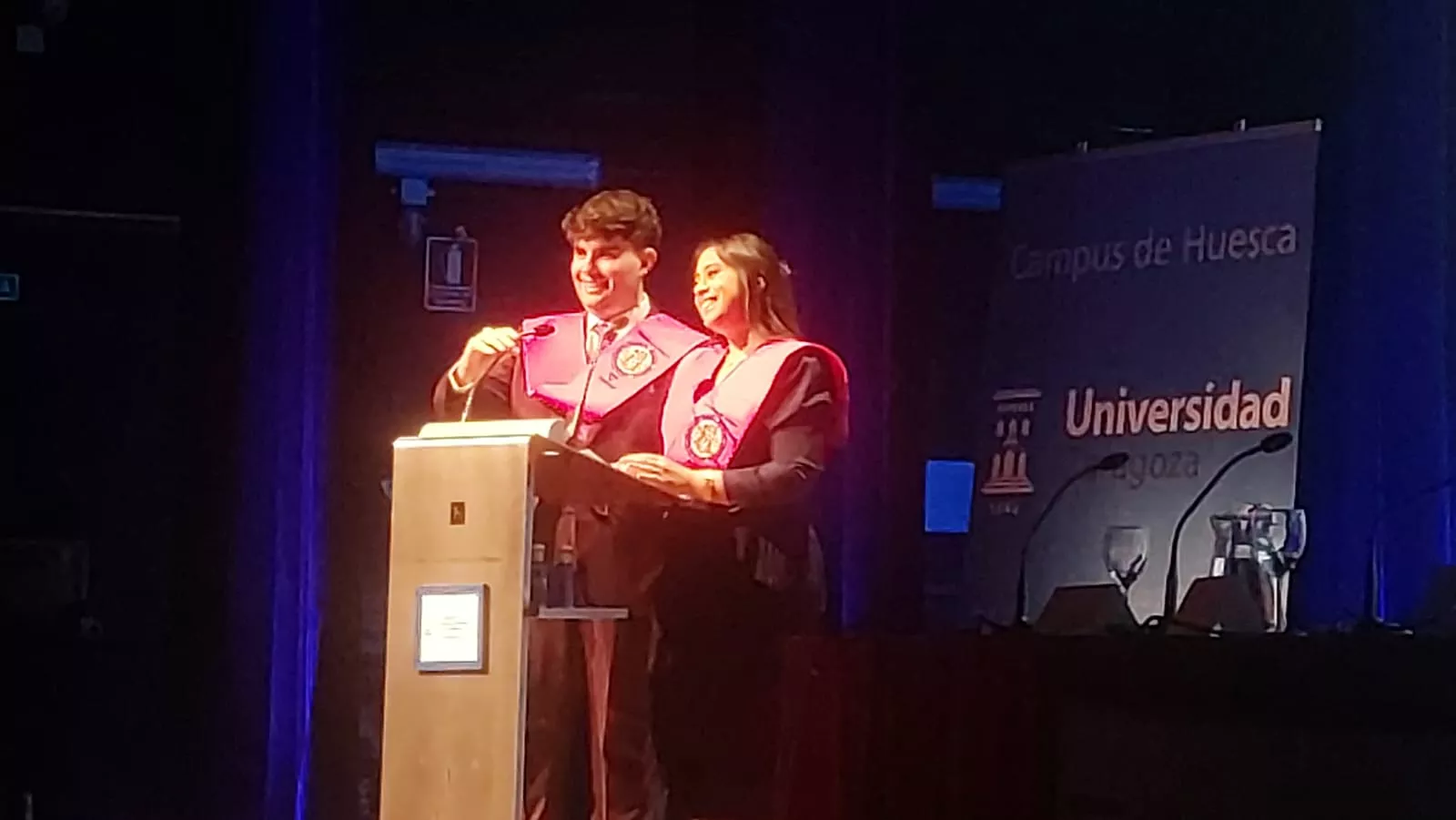 Acto de fin de carrera de la Facultad de Ciencias de la Salud y el Deporte