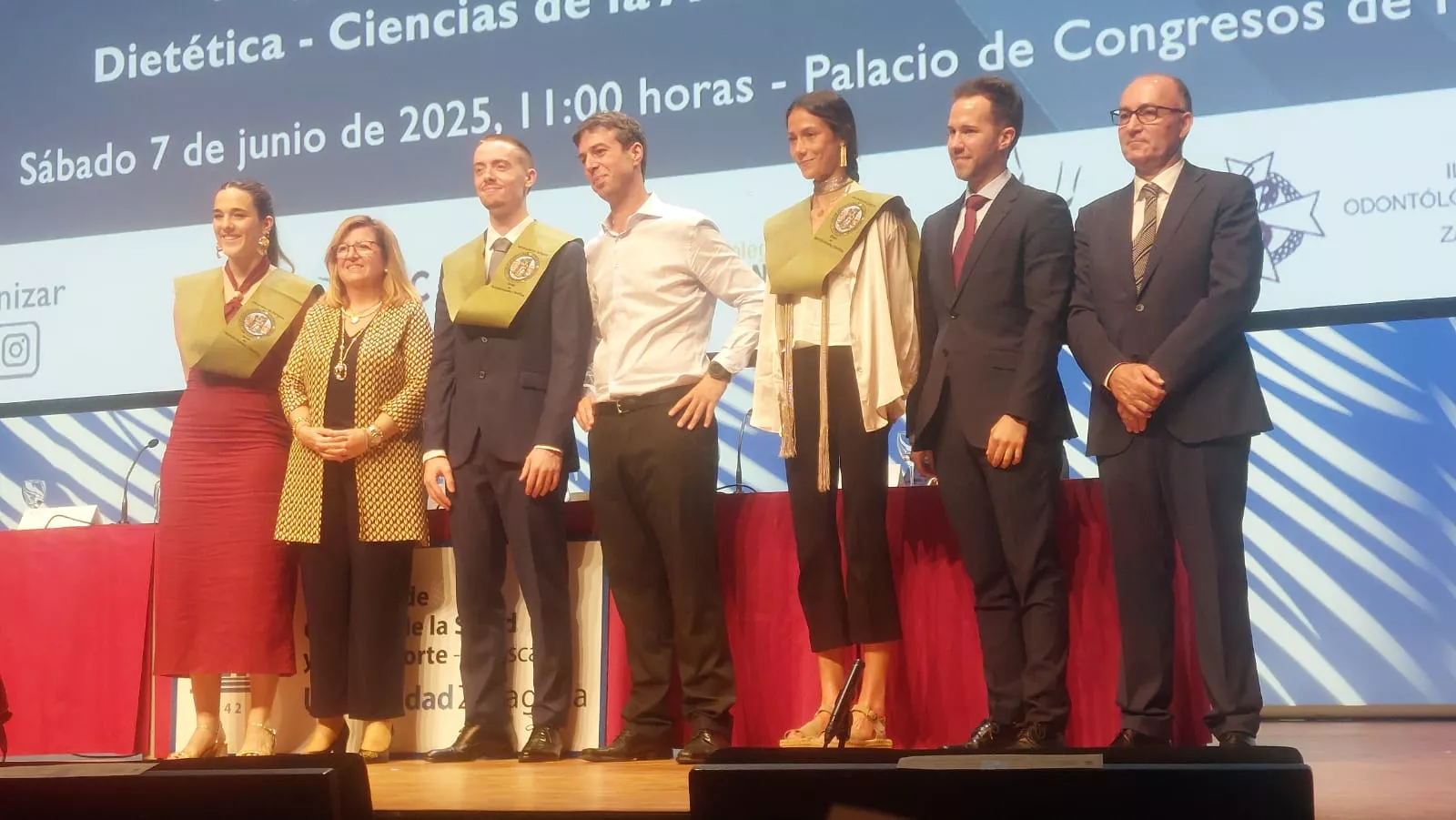 Acto de fin de carrera de la Facultad de Ciencias de la Salud y el Deporte
