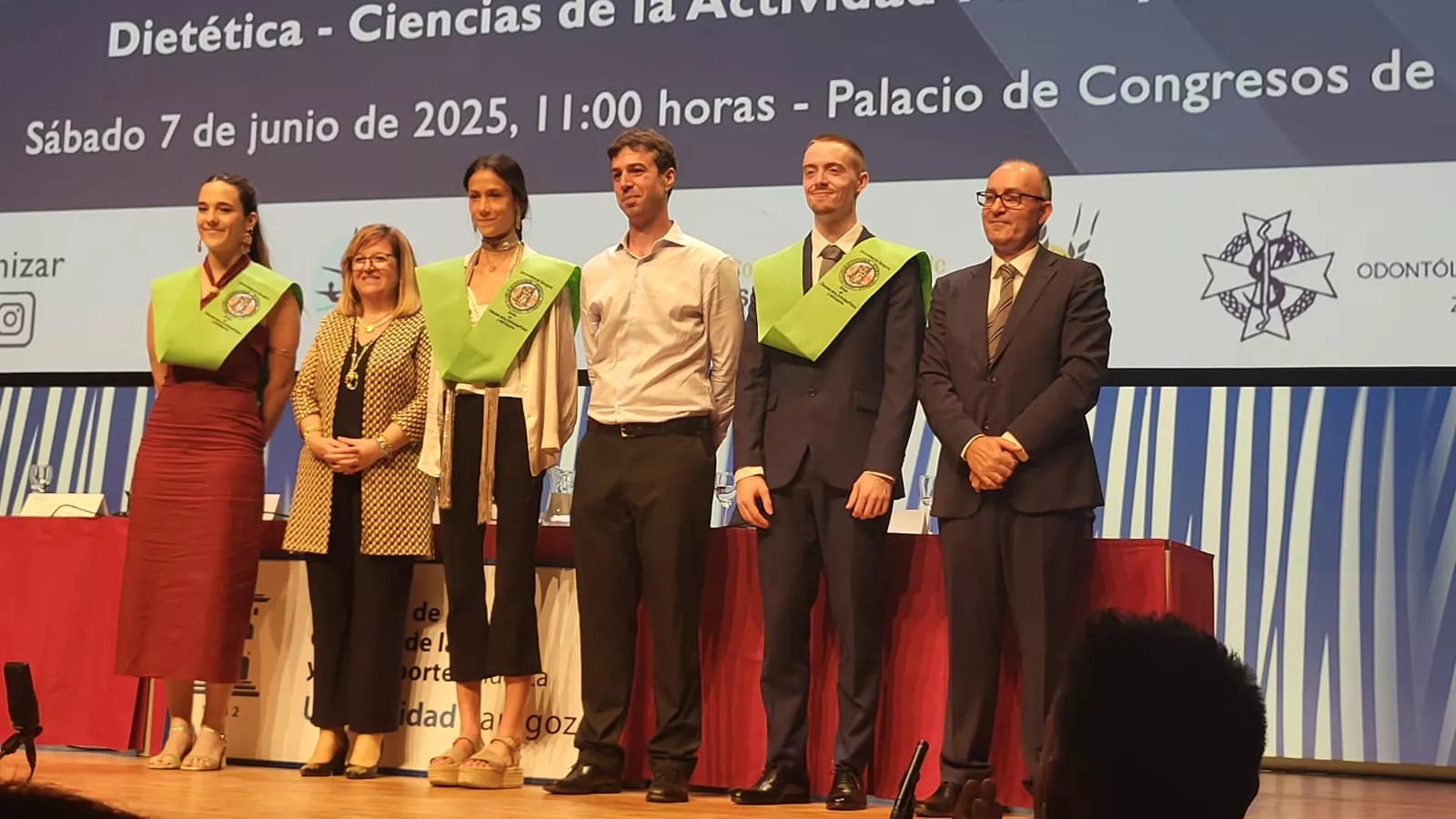 Acto de fin de carrera de la Facultad de Ciencias de la Salud y el Deporte