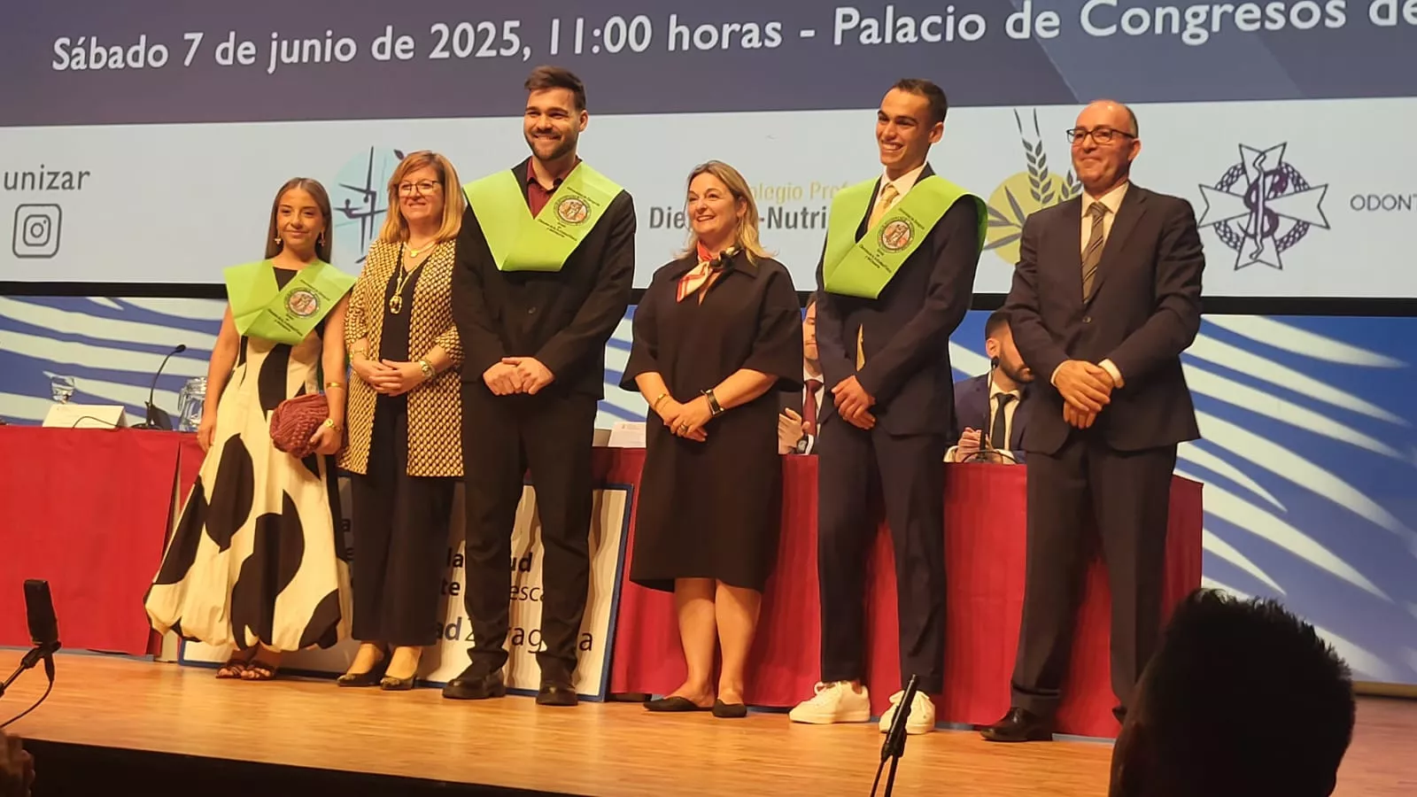 Acto de fin de carrera de la Facultad de Ciencias de la Salud y el Deporte